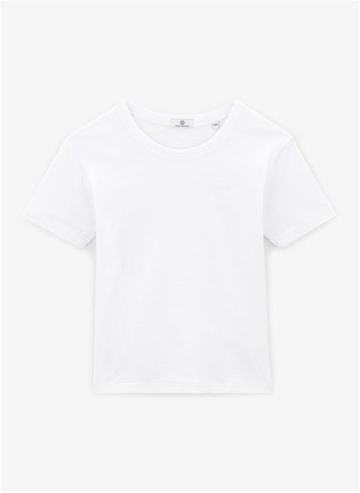 Serge Blanco Tee-shirts T-shirt garçon blanc