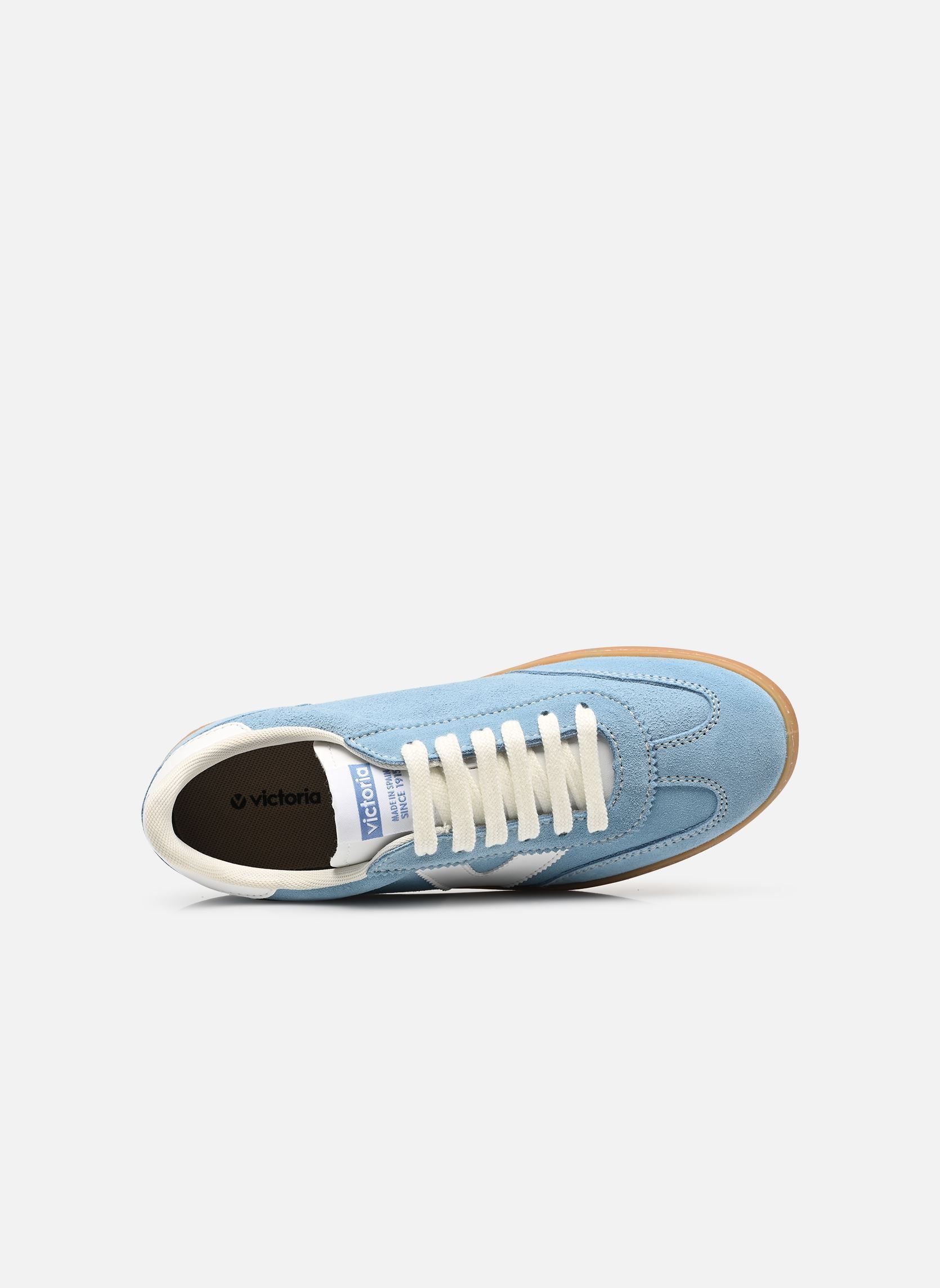 Sneakers Berlín Ciclista Serraje Retro dames blauw Victoria Sneakers Berlín Ciclista Serraje Retro dames blauw Azul