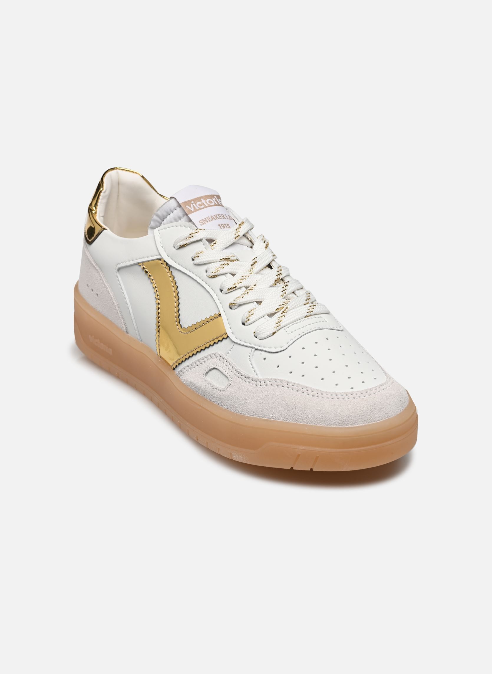 Sneakers Seúl Efecto Piel & Serraje Logo Metal donna oro e bronzo Victoria Sneakers Seúl Efecto Piel & Serraje Logo Metal donna oro e bronzo Oro