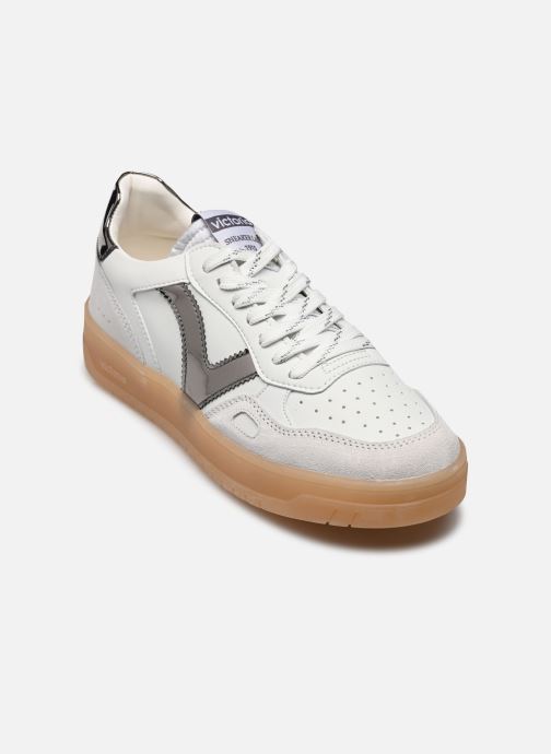 Victoria 1126142 – Scarpe Da Ginnastica Donna In Pelle Bianca – Punta In Crosta, Suola In PVC Vegetale – Modello Sostenibile Dear World – Made In Spain