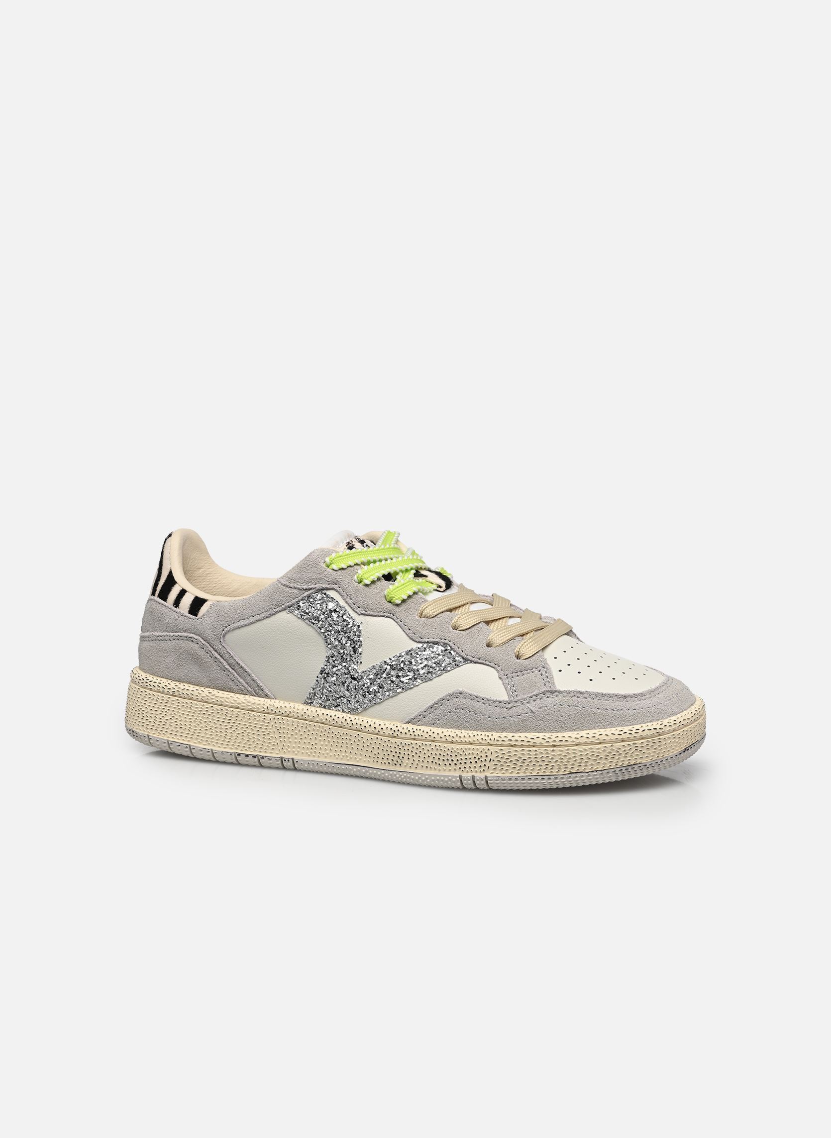 Sneakers Smash - Animal Mix dames grijs Victoria Sneakers Smash - Animal Mix dames grijs Gris