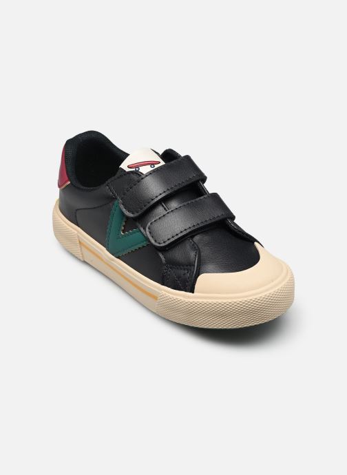 Victoria Baskets basses Tribu Tiras Efecto Piel garçon bleu