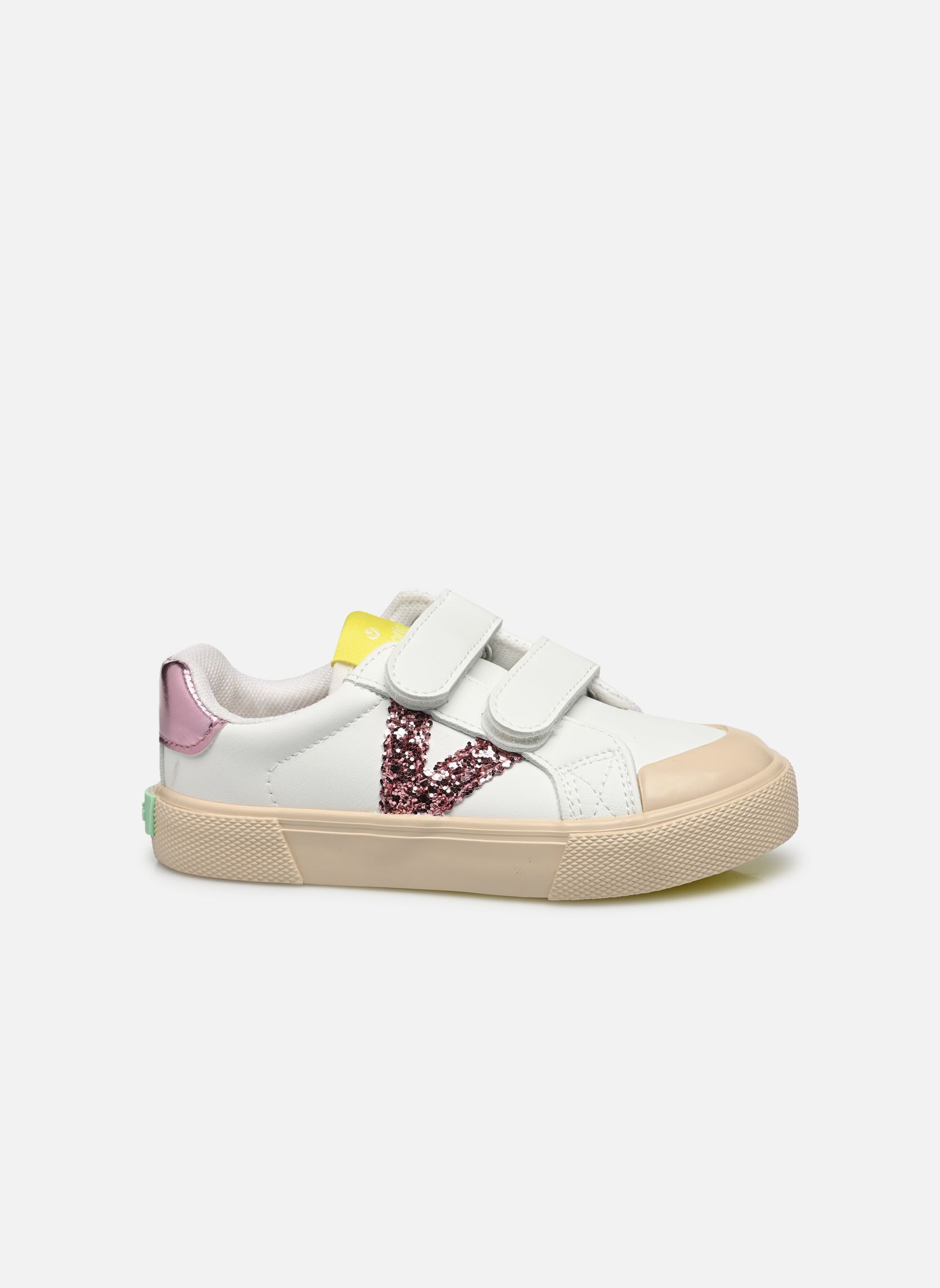 Baskets Tribu Tiras Efecto Piel fille blanc Victoria Baskets Tribu Tiras Efecto Piel fille blanc PETALO