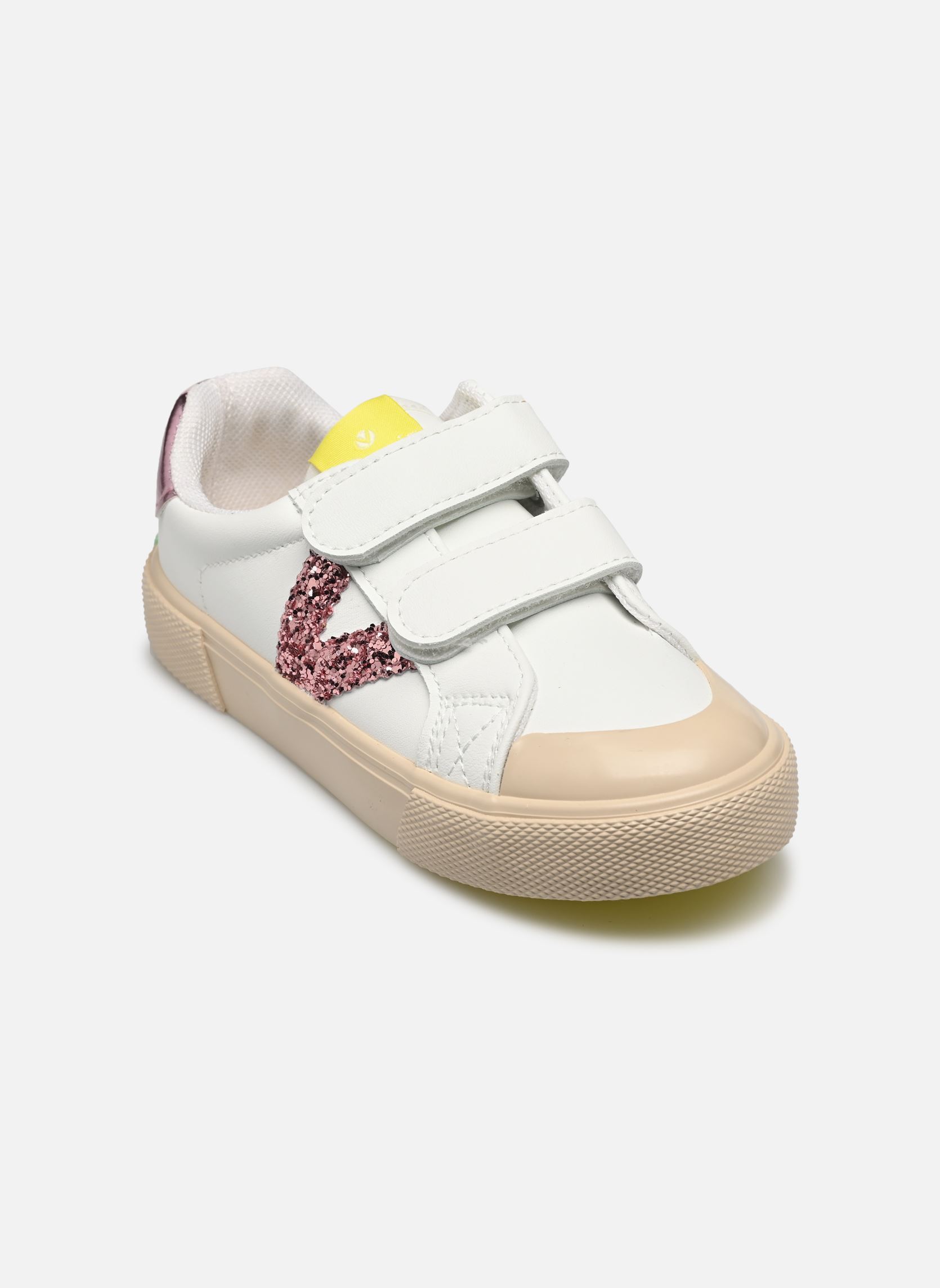 Baskets Tribu Tiras Efecto Piel fille blanc Victoria Baskets Tribu Tiras Efecto Piel fille blanc PETALO