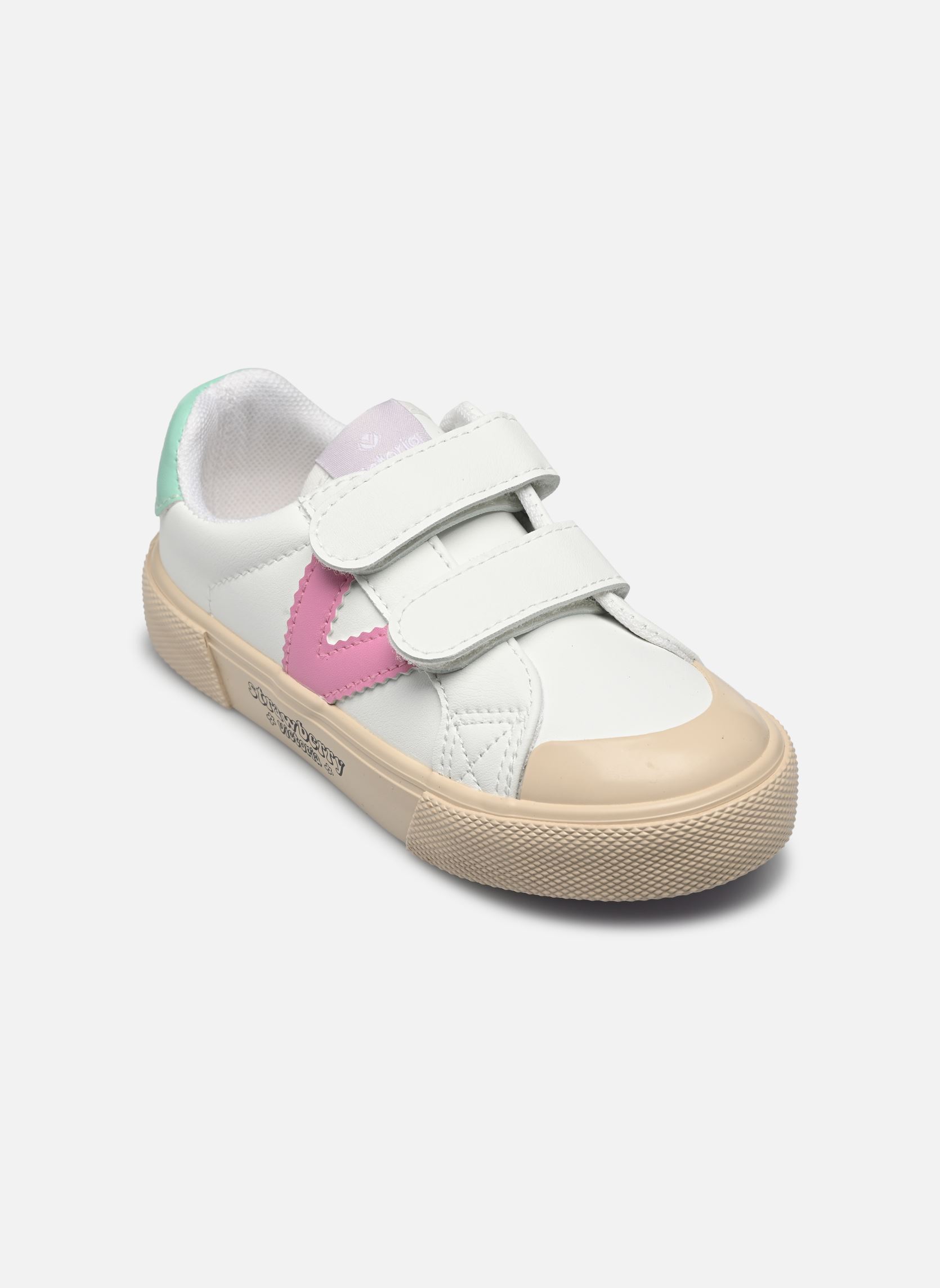 Baskets Tribu Tiras Efecto Piel fille blanc Victoria Baskets Tribu Tiras Efecto Piel fille blanc PETALO2