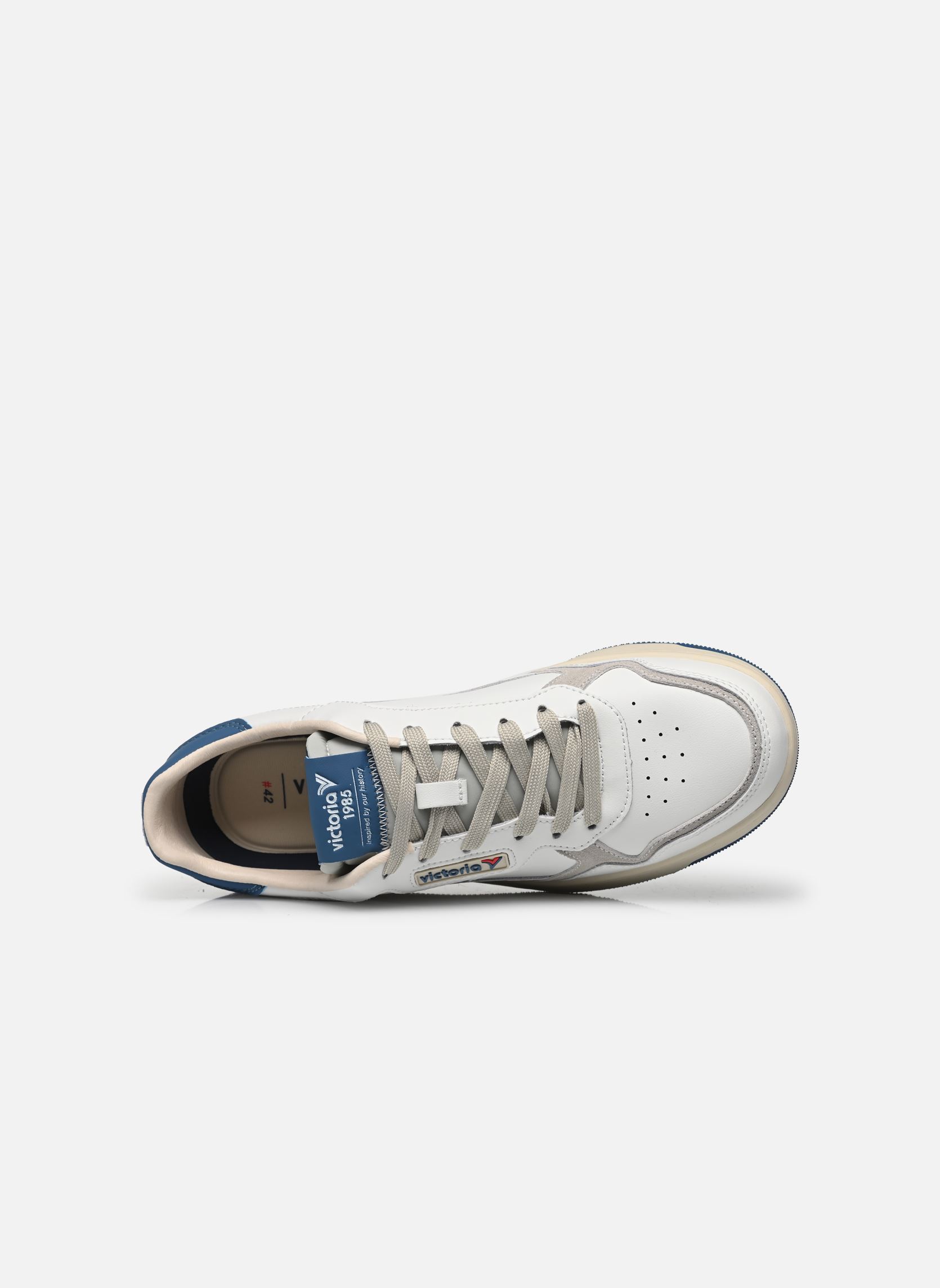 Zapatillas C80 - Sport Color hombre blanco Victoria Zapatillas C80 - Sport Color hombre blanco Azul