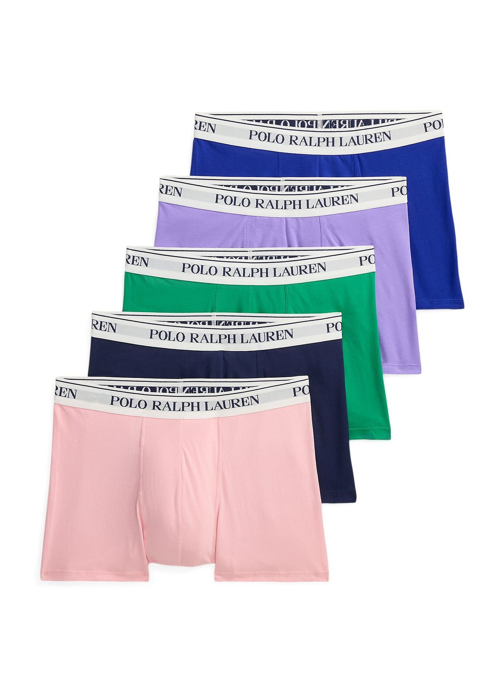 Vêtements Polo Ralph Lauren 5 Slips Boxers Classiques Coton Stretch pour Homme - vue 1