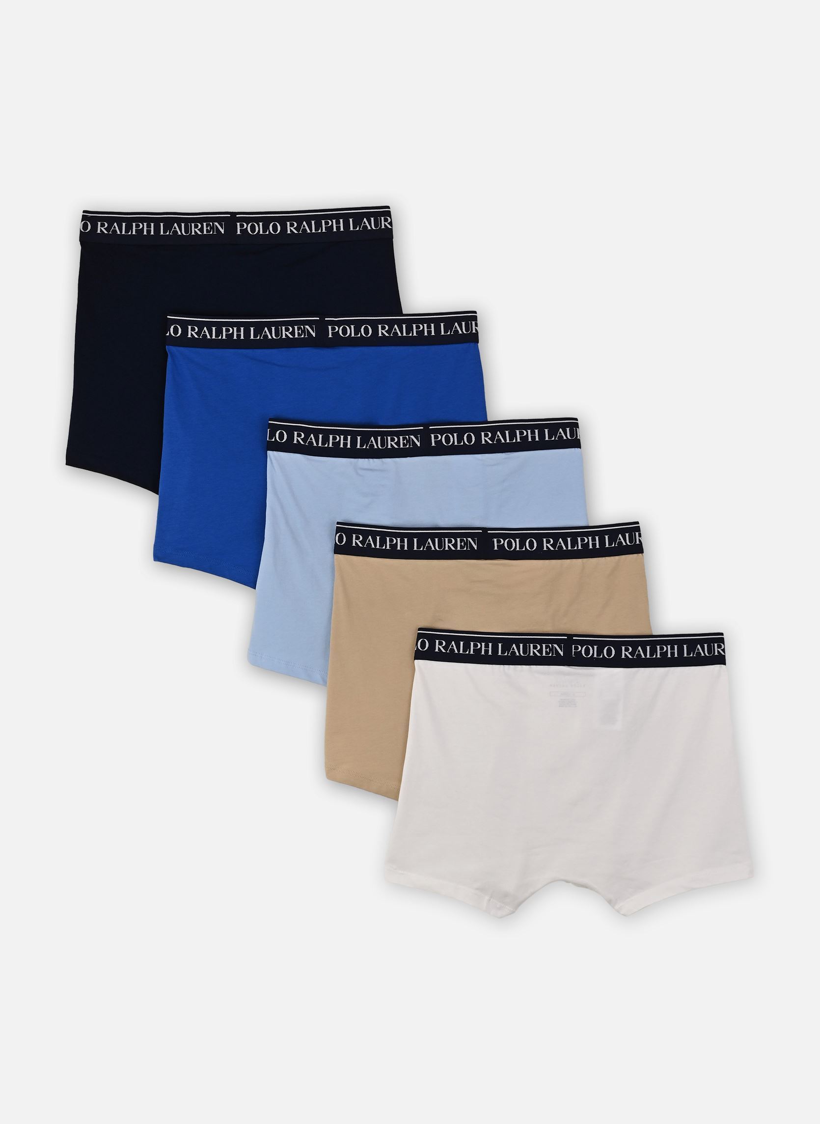 Sportunterwäsche 5 Slips-Boxers Classiques Coton Stretch herren mehrfarbig Polo Ralph Lauren Sportunterwäsche 5 Slips-Boxers Classiques Coton Stretch herren mehrfarbig 5PK WHT/NVY/TAN/IRS BLU/OF BLU