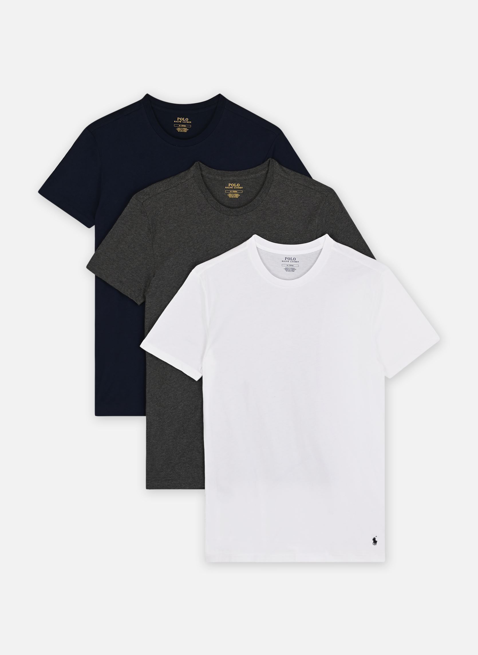 T shirt Polo Ralph Lauren / CREW 3 PACK CREW UNDERSHIRT EU - vue 2