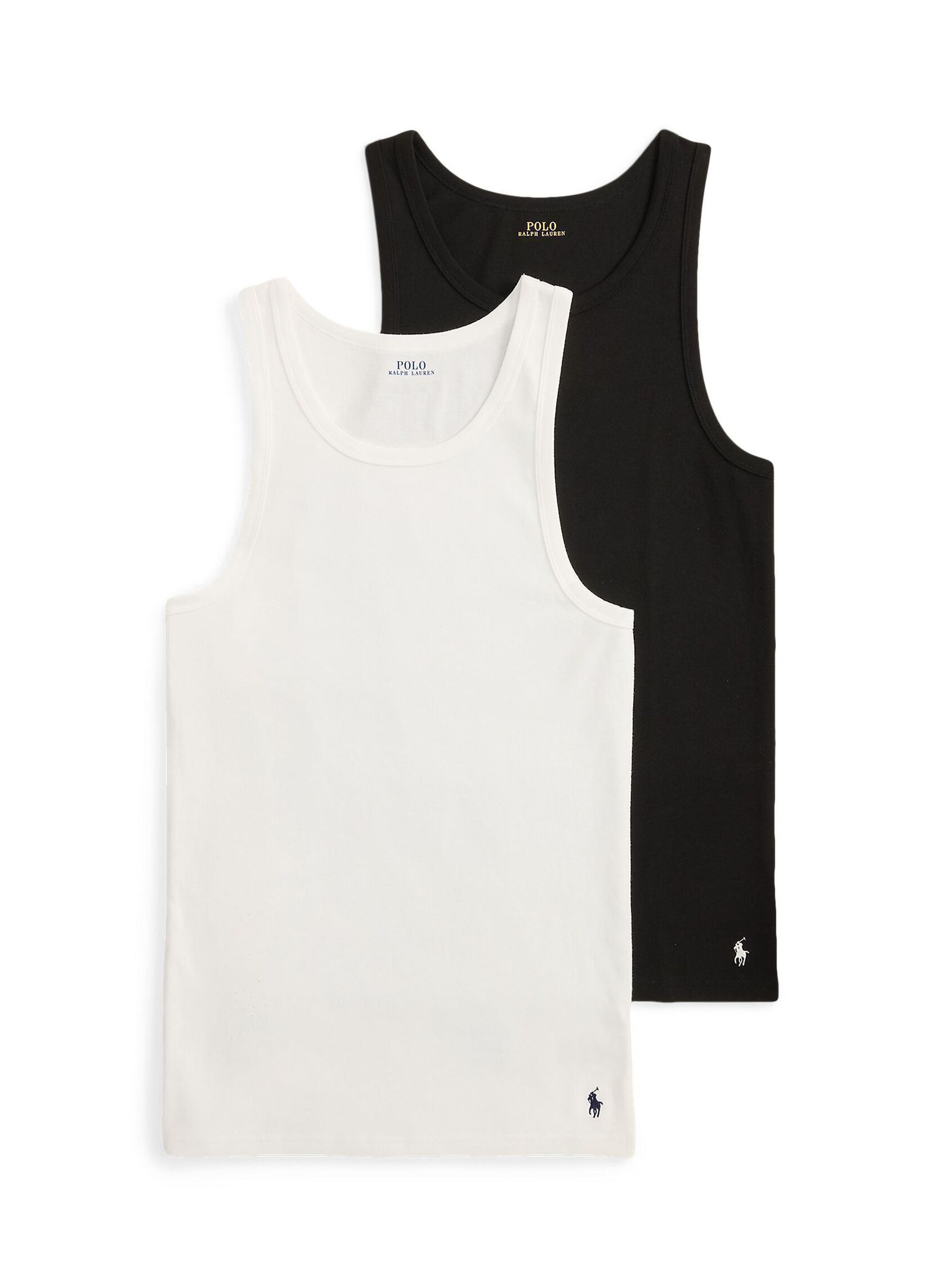 Hemdjes Classic Tank-2 Pack-Tank 714959333 heren zwart Polo Ralph Lauren Hemdjes Classic Tank-2 Pack-Tank 714959333 heren zwart 2PK BLACK/WHITE