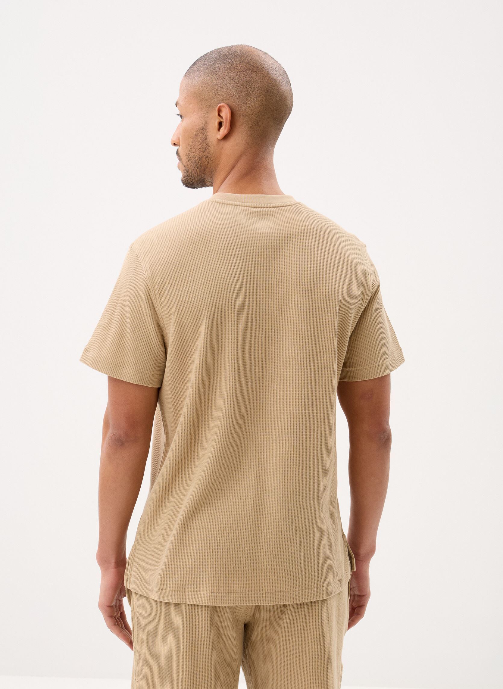 Kurzarm-T-Shirts S/S Henley-Sleep-Top 714965509 herren beige Polo Ralph Lauren Kurzarm-T-Shirts S/S Henley-Sleep-Top 714965509 herren beige VINTAGE KHAKI