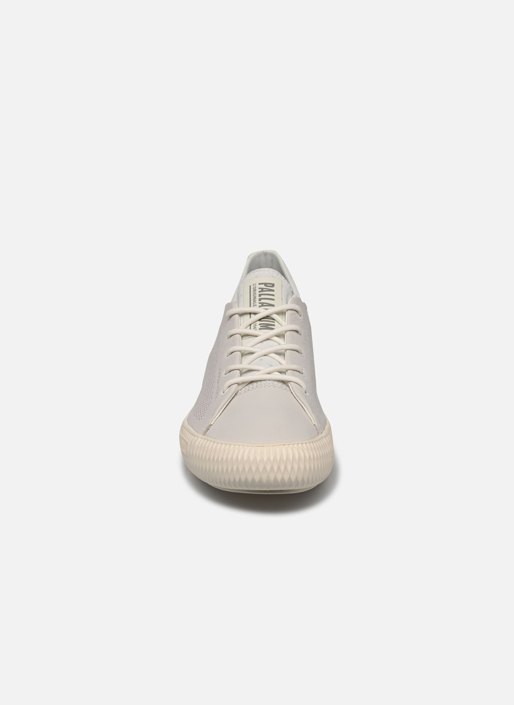 Leinen-Sneaker Pallanova Lth damen weiß Palladium Leinen-Sneaker Pallanova Lth damen weiß STAR WHITE