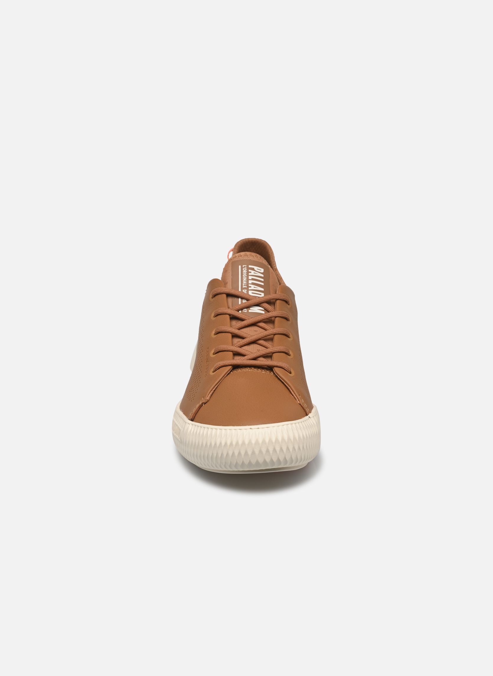 Baskets toile Pallanova Lth femme marron Palladium Baskets toile Pallanova Lth femme marron DEAR BROWN