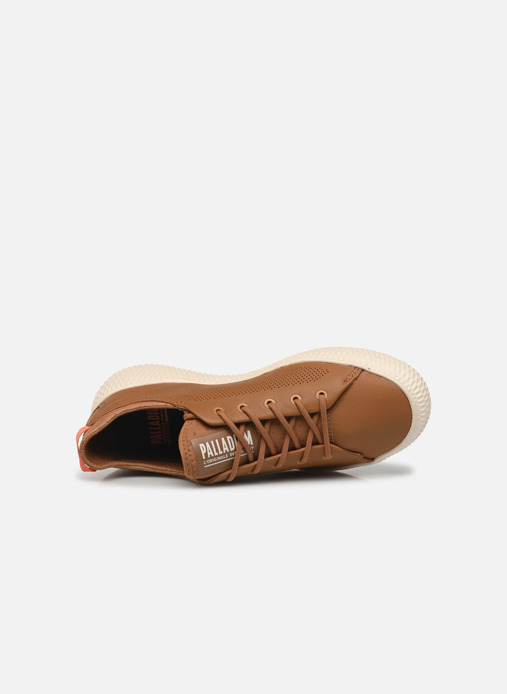 Baskets toile Pallanova Lth femme marron Palladium Baskets toile Pallanova Lth femme marron DEAR BROWN