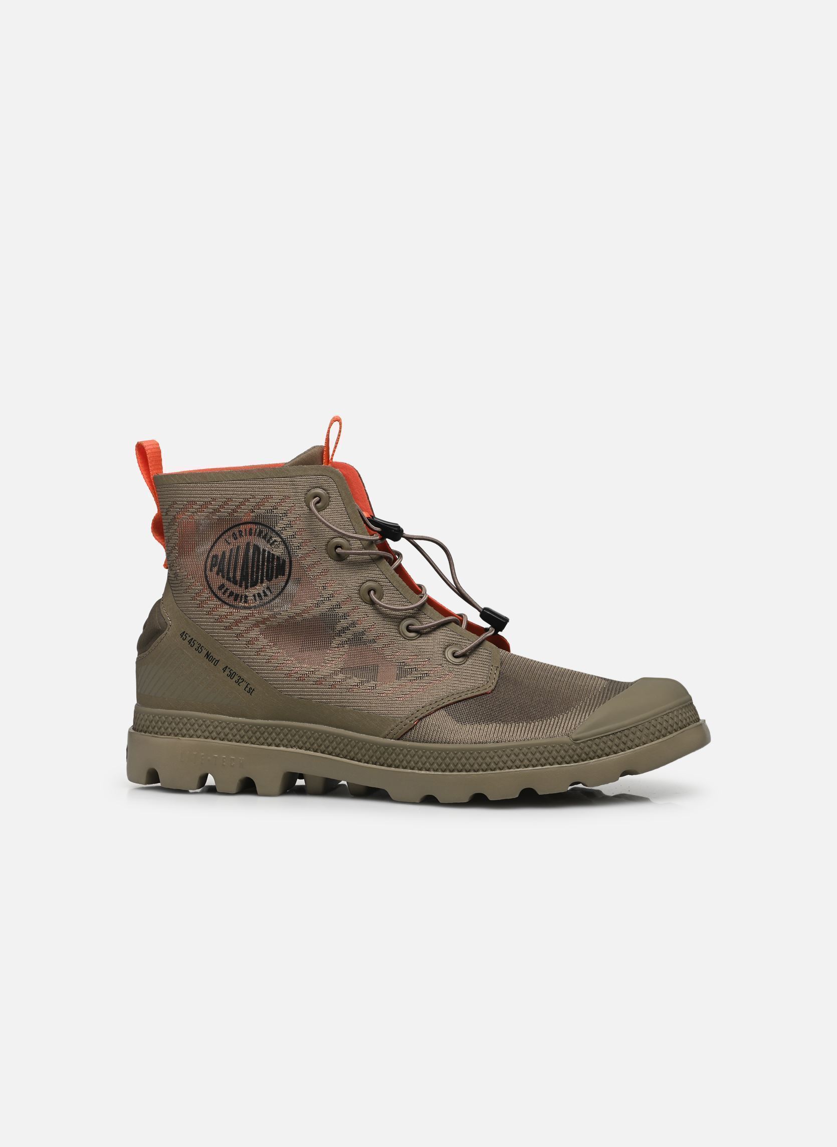 Sneakers alte Pampa Lite Travel Vt uomo verde Palladium Sneakers alte Pampa Lite Travel Vt uomo verde DUSKY GREEN