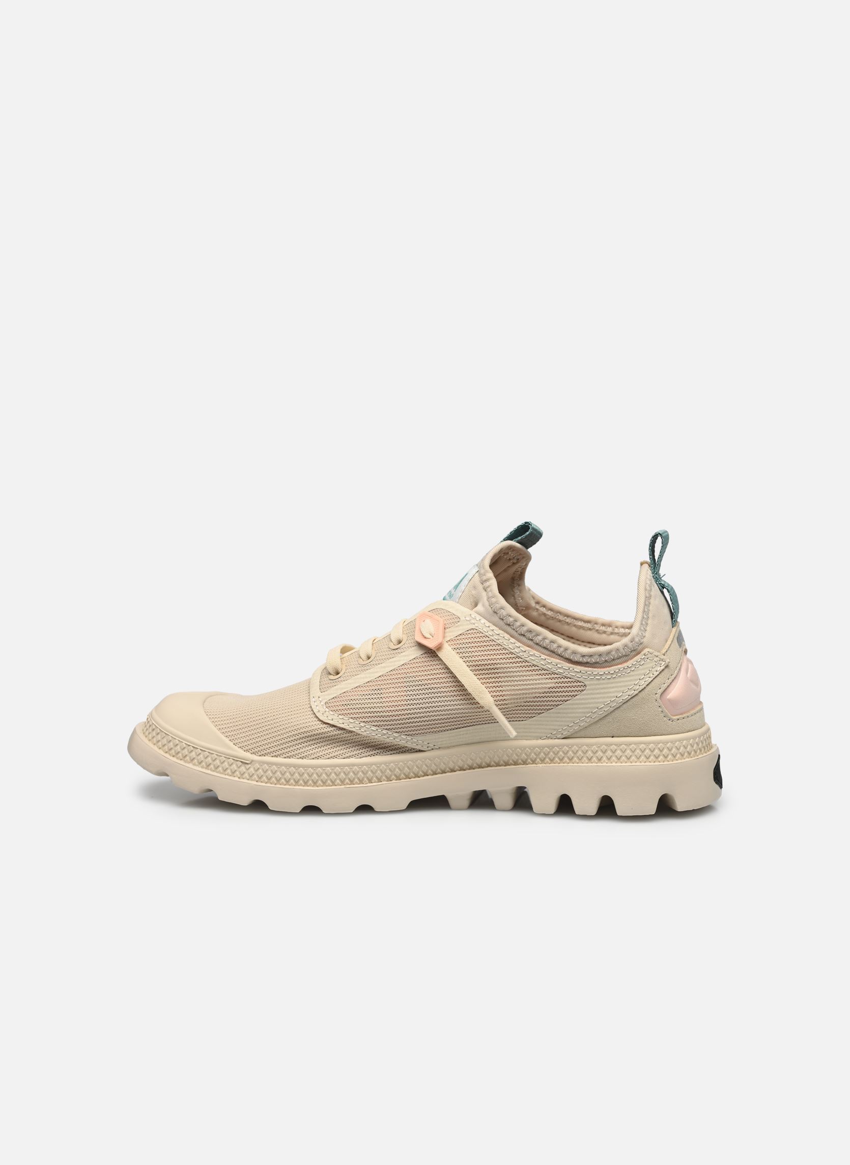 Print sneakers Pampa Lt Travl Lo Vt dames beige Palladium Print sneakers Pampa Lt Travl Lo Vt dames beige ALMOND MILK