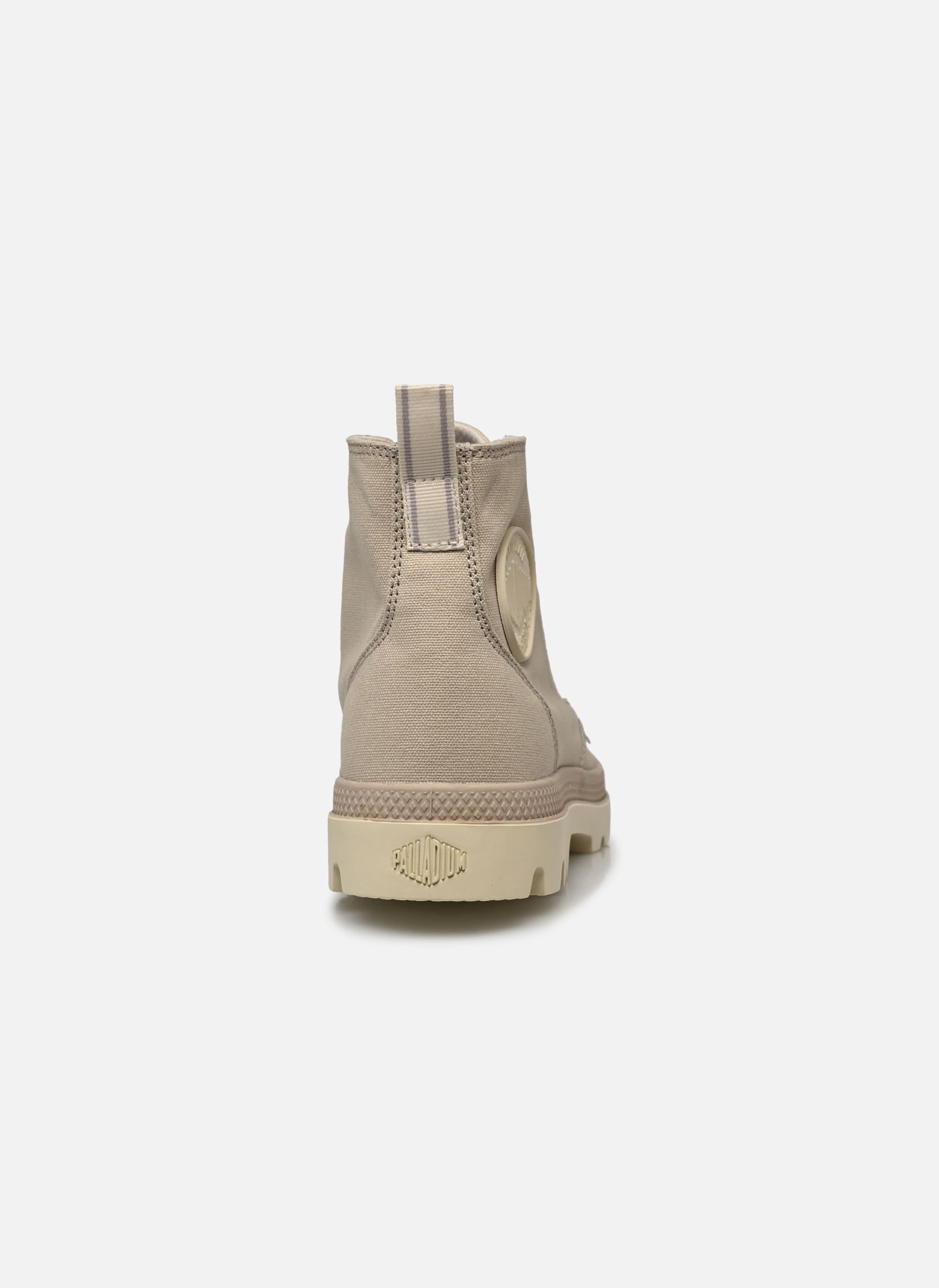 Sneakers di tela Pampa Duo Chrome donna beige Palladium Sneakers di tela Pampa Duo Chrome donna beige NATURAL GREY
