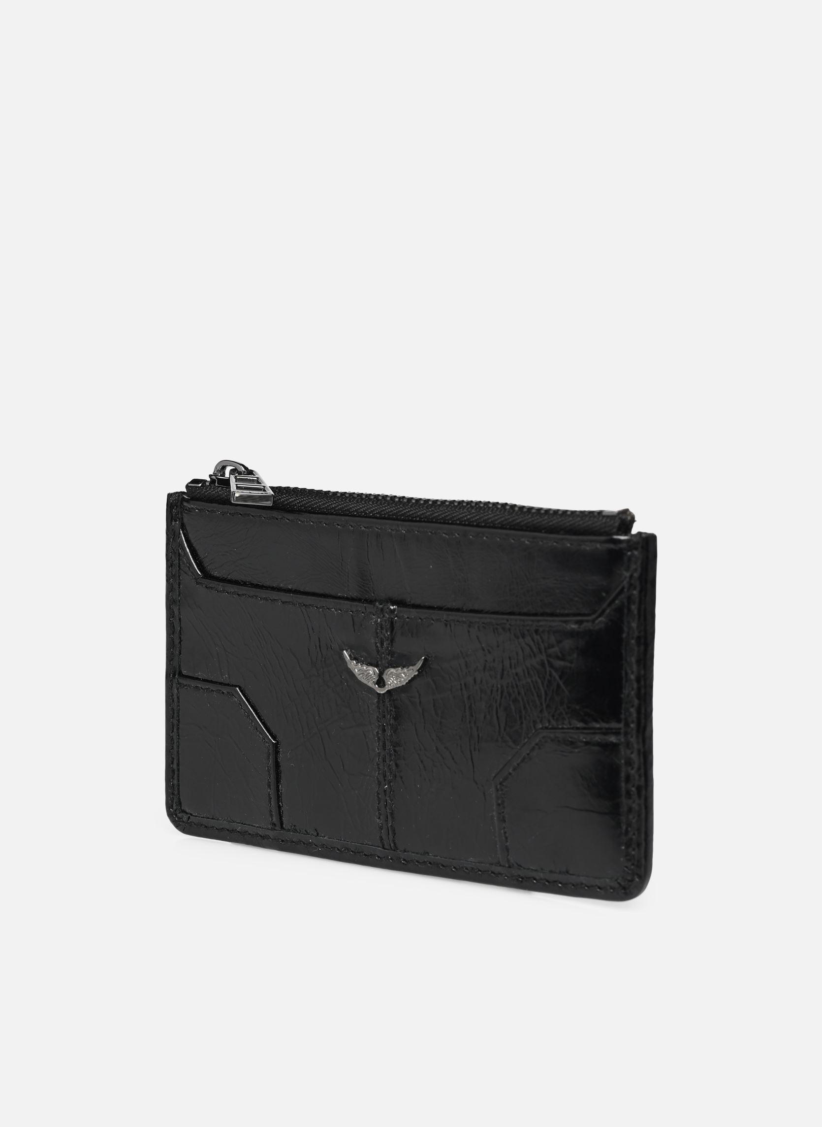 Kartenetui Sunny Card Vintage Patent damen schwarz Zadig & Voltaire Kartenetui Sunny Card Vintage Patent damen schwarz BLACK