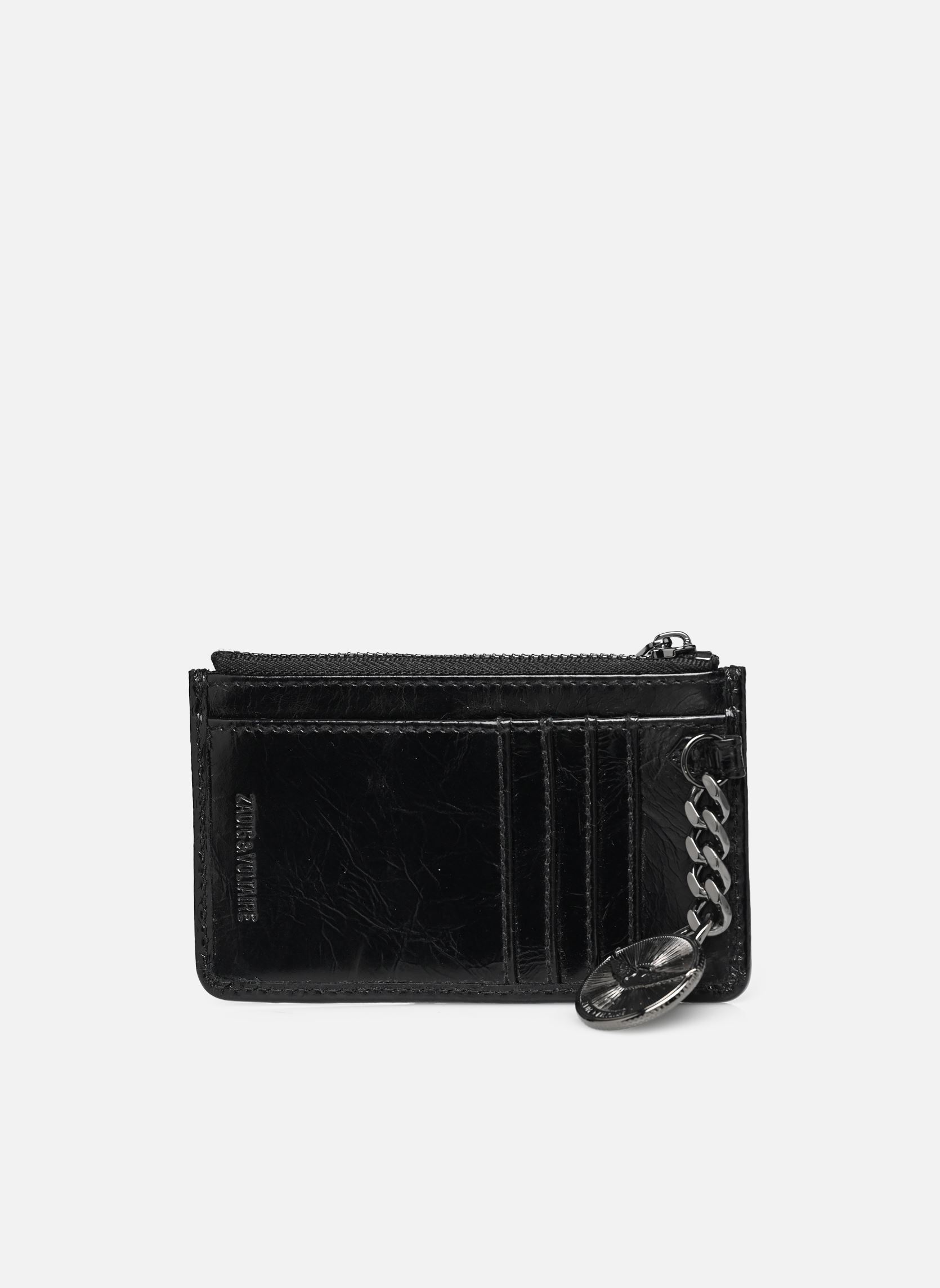 Kartenetui Sunny Card Vintage Patent damen schwarz Zadig & Voltaire Kartenetui Sunny Card Vintage Patent damen schwarz BLACK