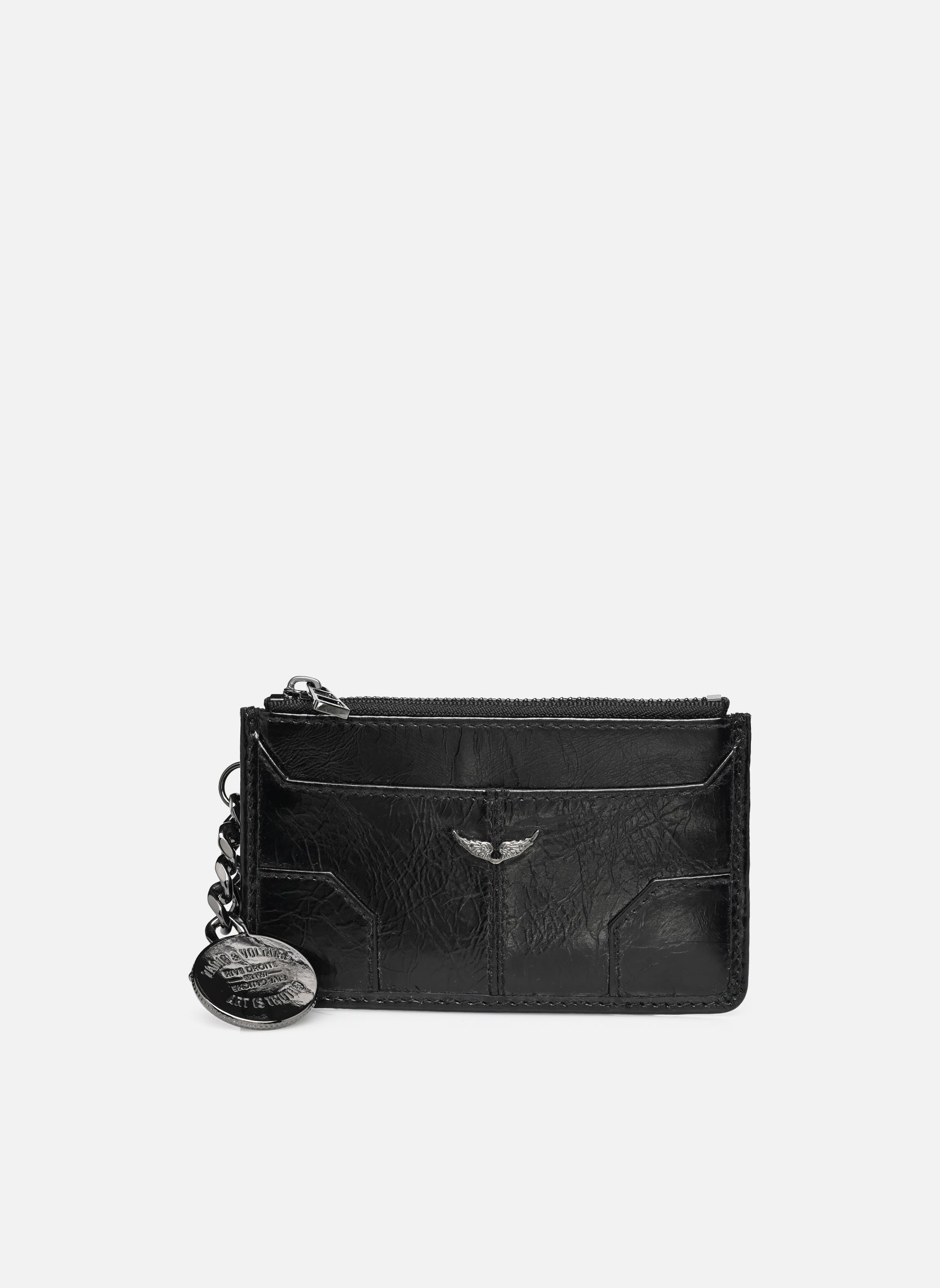 Kartenetui Sunny Card Vintage Patent damen schwarz Zadig & Voltaire Kartenetui Sunny Card Vintage Patent damen schwarz BLACK