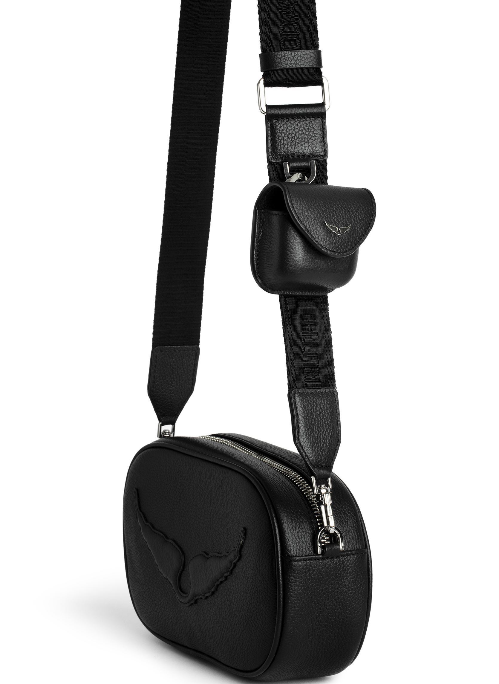 Sacs bandoulière Rock With You Grained Leather femme noir Zadig & Voltaire Sacs bandoulière Rock With You Grained Leather femme noir BLACK