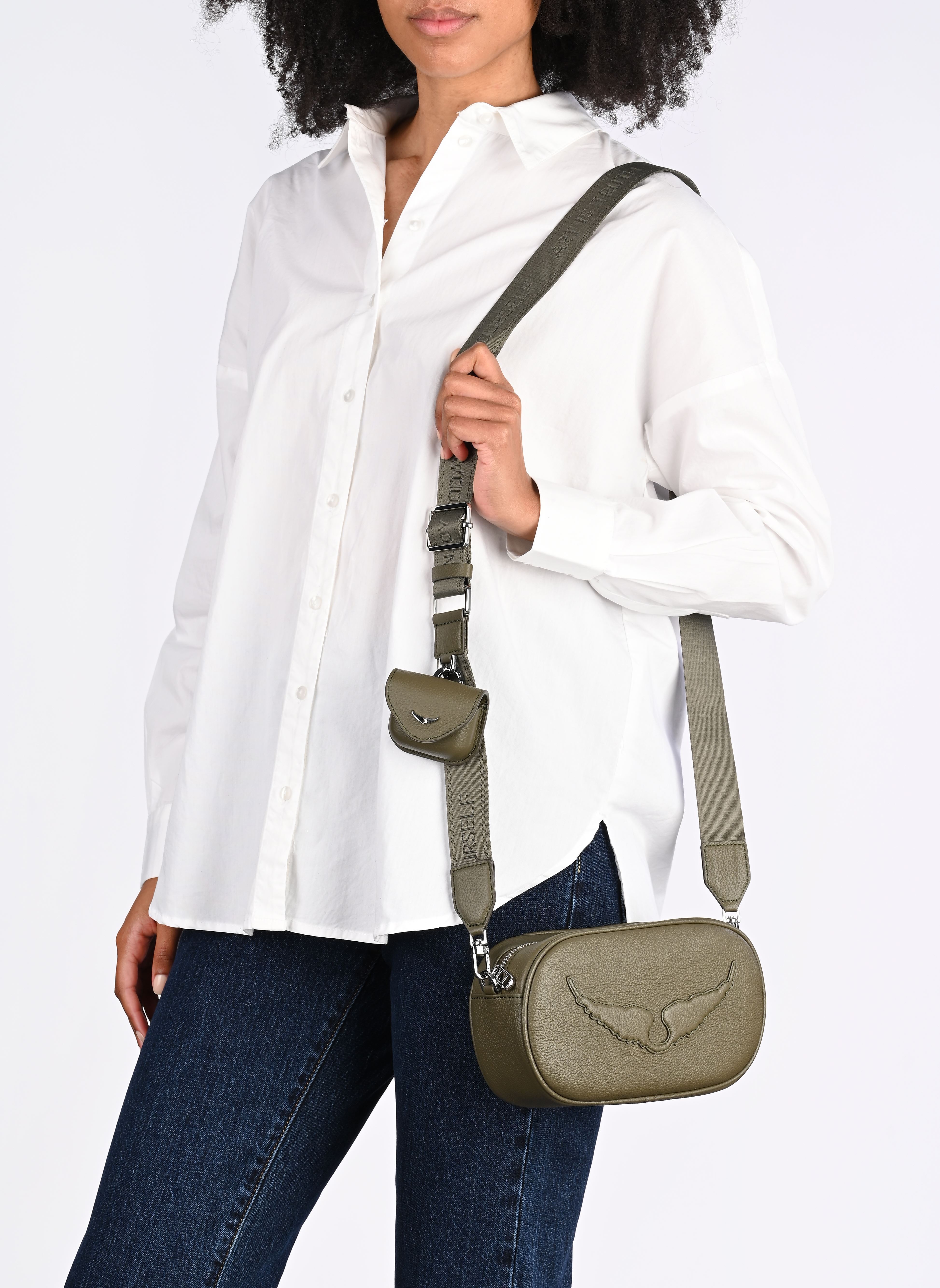 Sacs bandoulière Rock With You Grained Leather femme vert Zadig & Voltaire Sacs bandoulière Rock With You Grained Leather femme vert RECORD