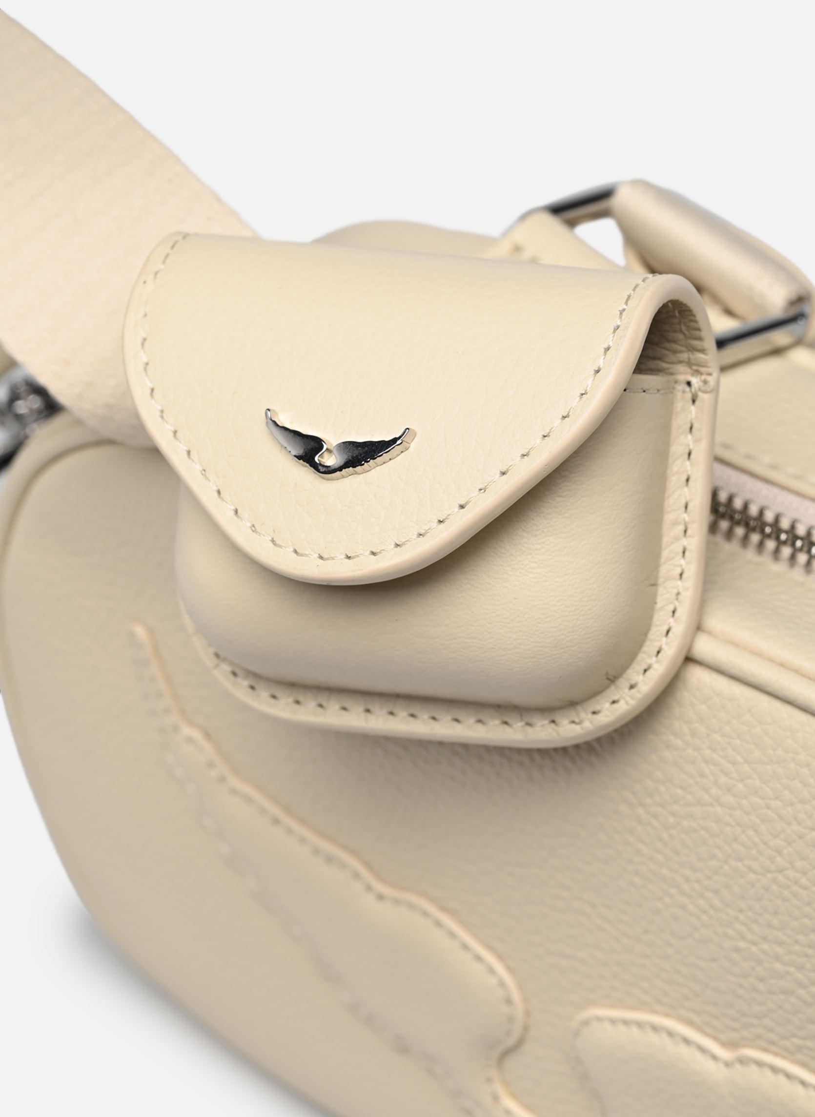 Schoudertassen Rock With You Grained Leather dames wit Zadig & Voltaire Schoudertassen Rock With You Grained Leather dames wit FLASH