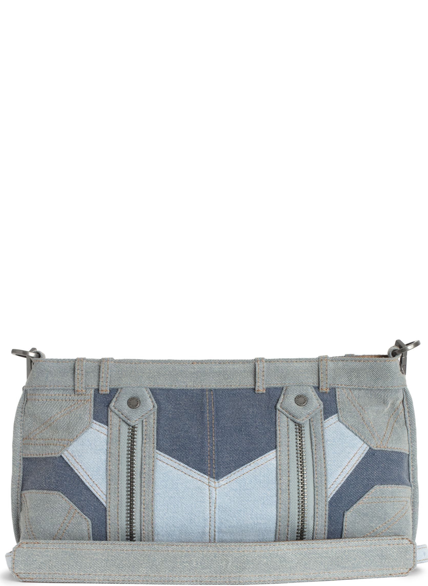 Schoudertassen Sunny Moody Denim Patchwork dames blauw Zadig & Voltaire Schoudertassen Sunny Moody Denim Patchwork dames blauw SILENT