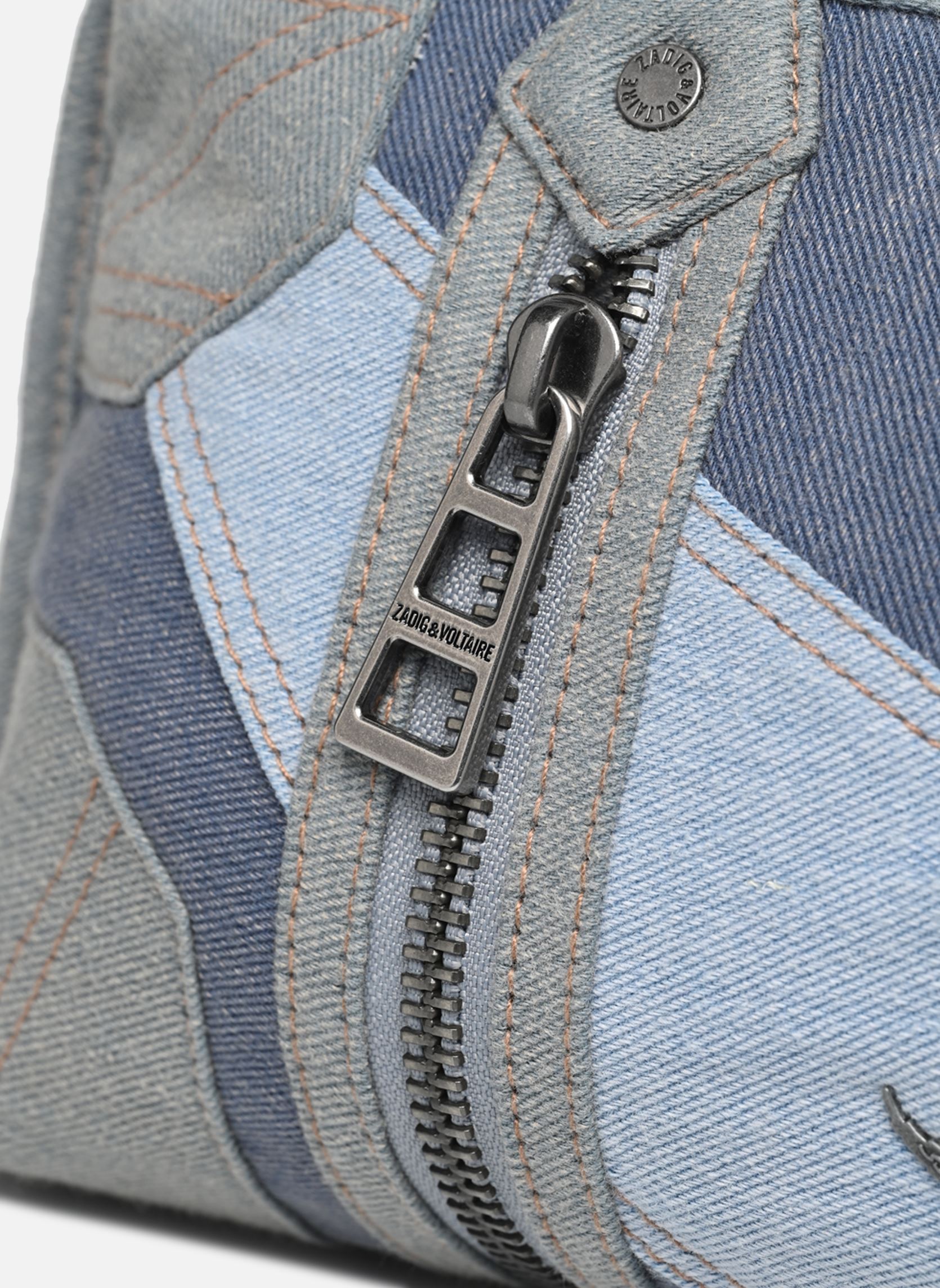 Schoudertassen Sunny Moody Denim Patchwork dames blauw Zadig & Voltaire Schoudertassen Sunny Moody Denim Patchwork dames blauw SILENT