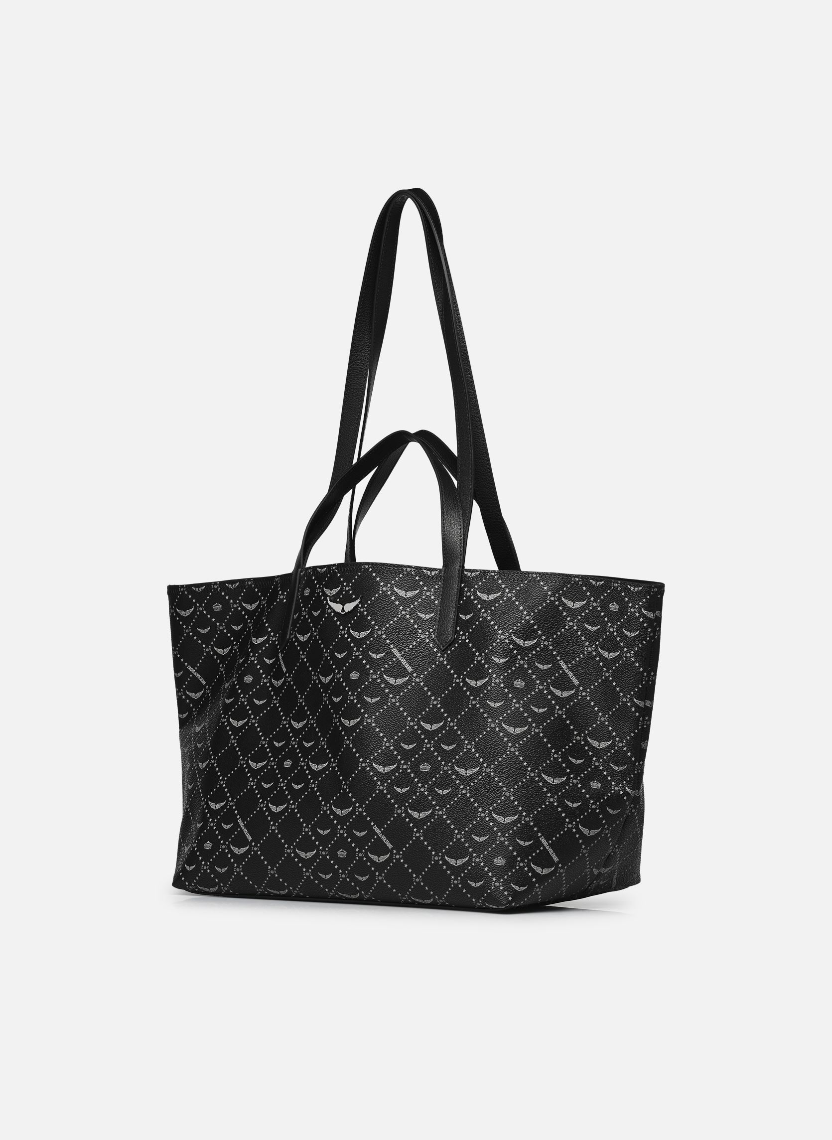Grote winkelzak Z Shopper Xl Monogram dames zwart Zadig & Voltaire Grote winkelzak Z Shopper Xl Monogram dames zwart NOIR