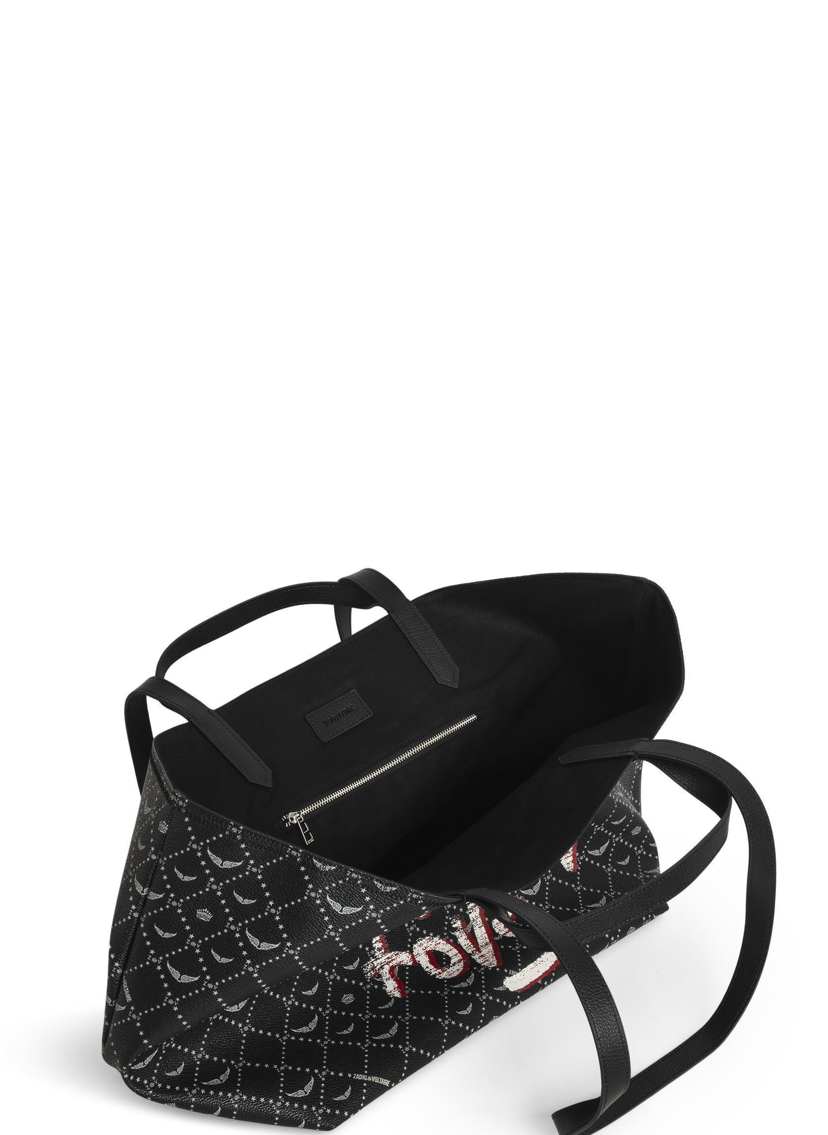 Grote winkelzak Z Shopper Xl Monogram dames zwart Zadig & Voltaire Grote winkelzak Z Shopper Xl Monogram dames zwart NOIR