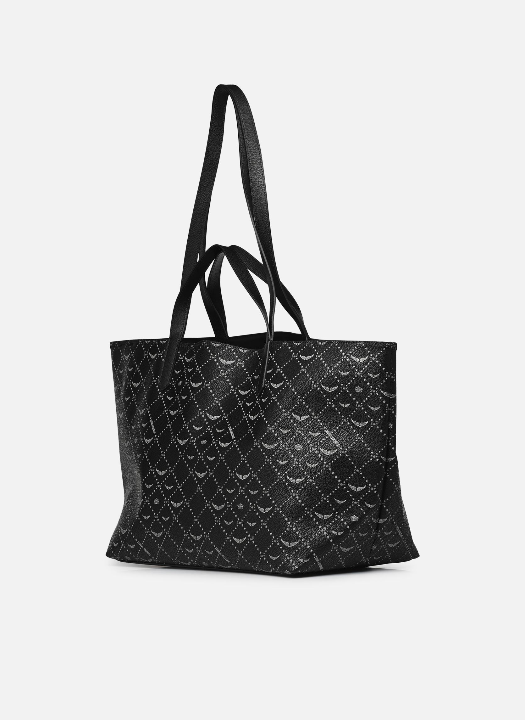 Grote winkelzak Z Shopper Xl Monogram dames zwart Zadig & Voltaire Grote winkelzak Z Shopper Xl Monogram dames zwart NOIR