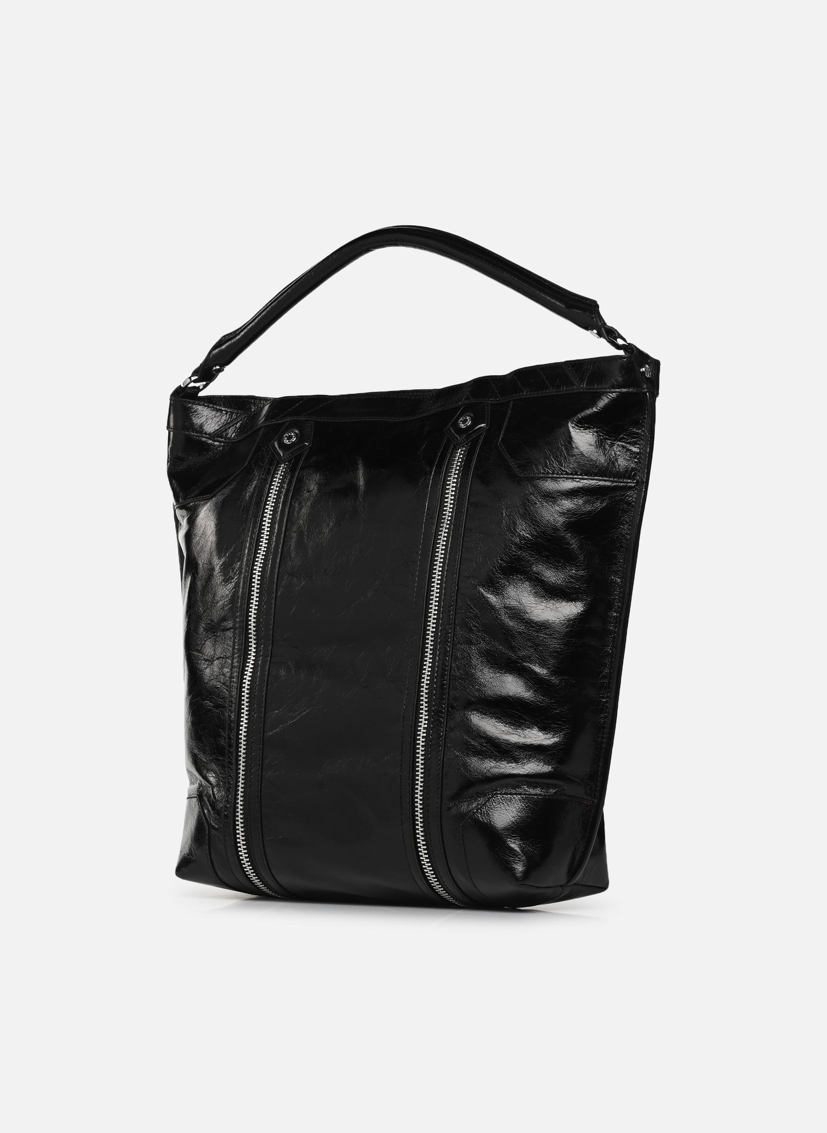 Schoudertassen Sunny Hobo Vintage Patent N dames zwart Zadig & Voltaire Schoudertassen Sunny Hobo Vintage Patent N dames zwart NOIR
