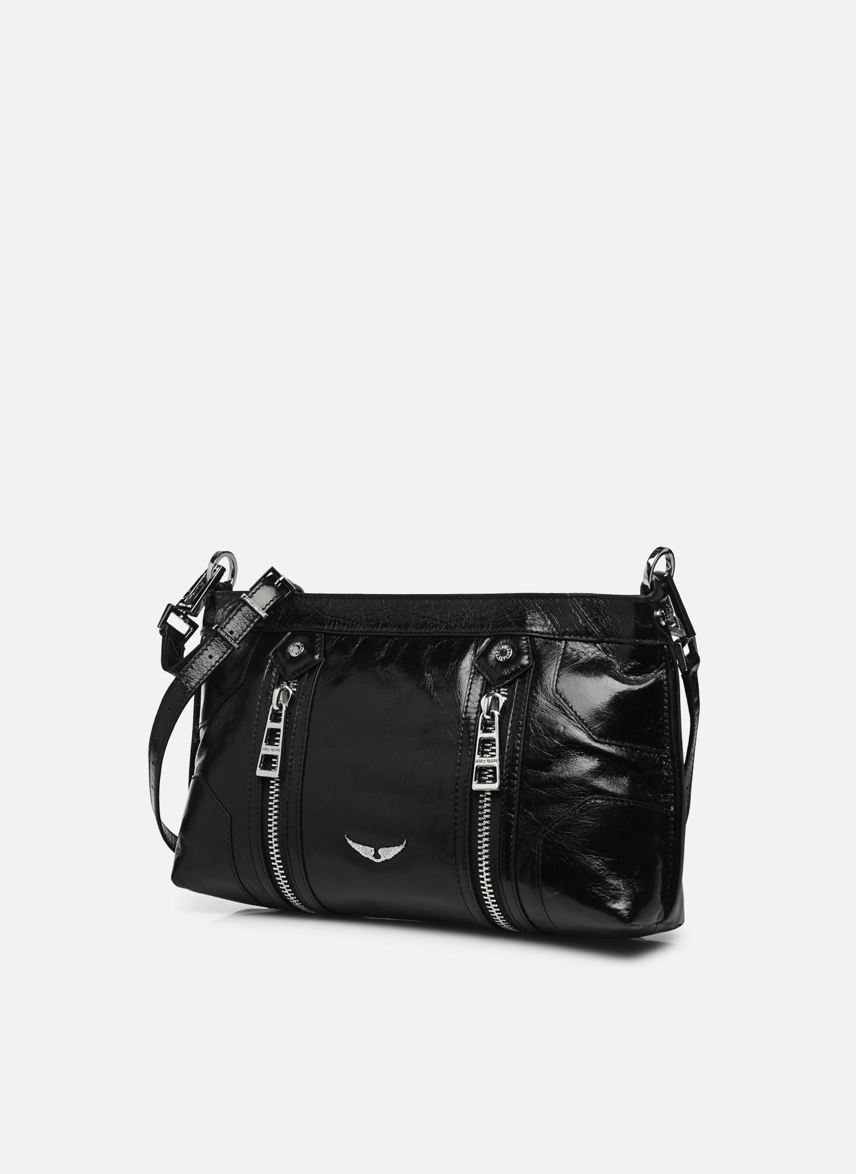 Sacs bandoulière Sunny Moody Vintage Patent N femme noir Zadig & Voltaire Sacs bandoulière Sunny Moody Vintage Patent N femme noir NOIR