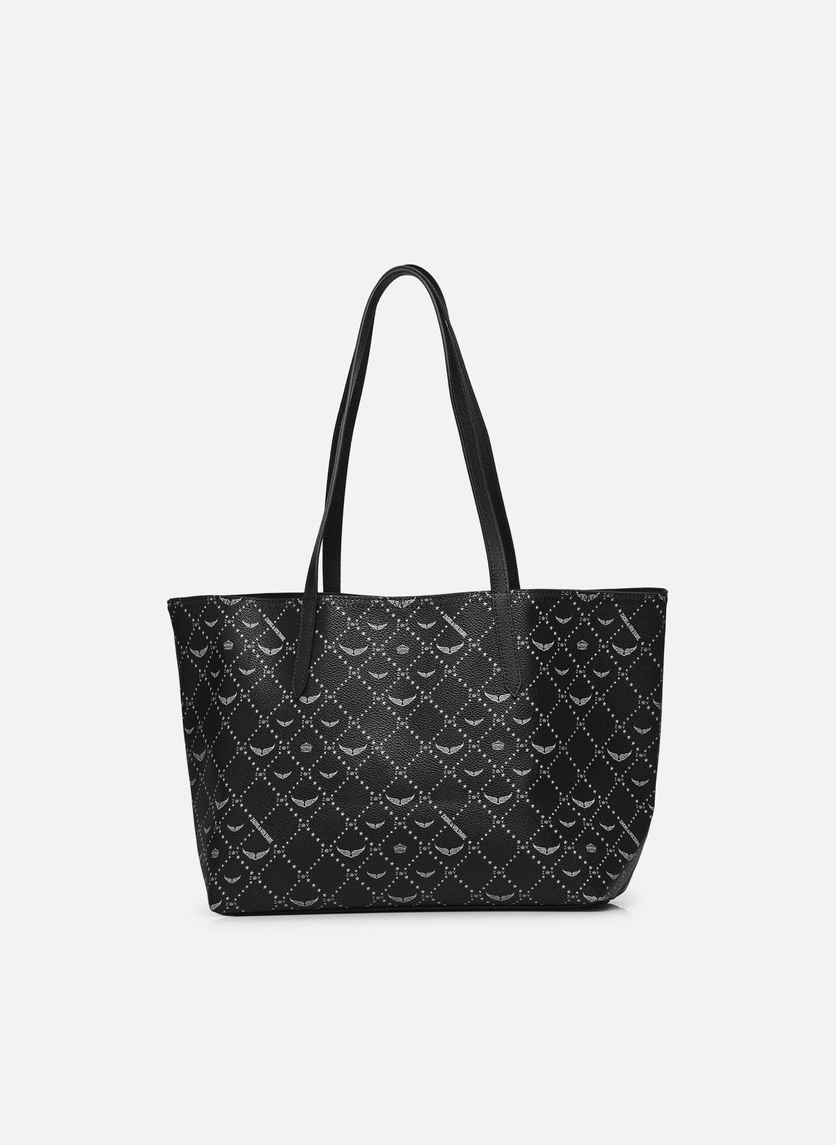 Cabas Z Shopper Monogram femme noir Zadig & Voltaire Cabas Z Shopper Monogram femme noir NOIR