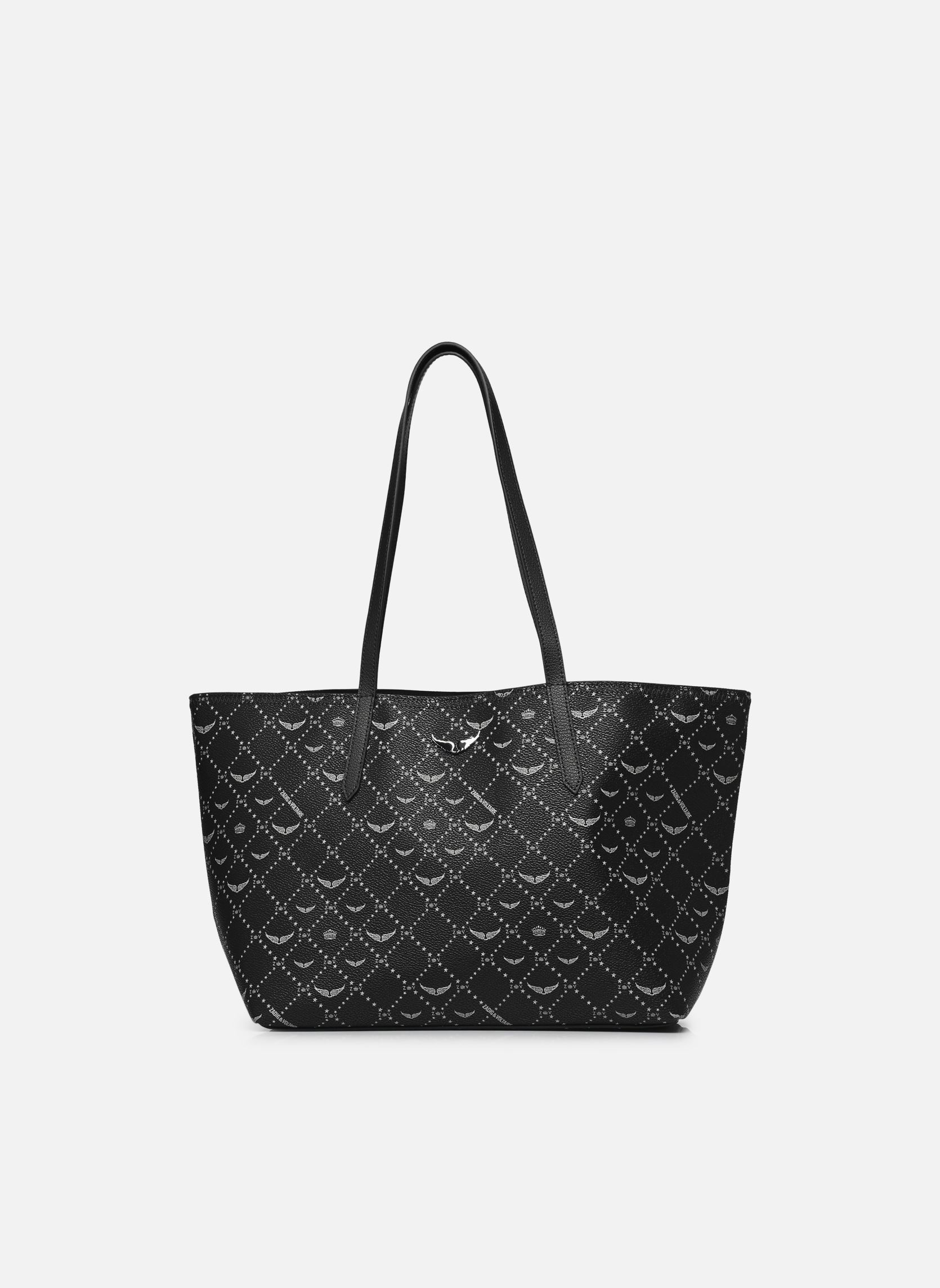 Cabas Z Shopper Monogram femme noir Zadig & Voltaire Cabas Z Shopper Monogram femme noir NOIR