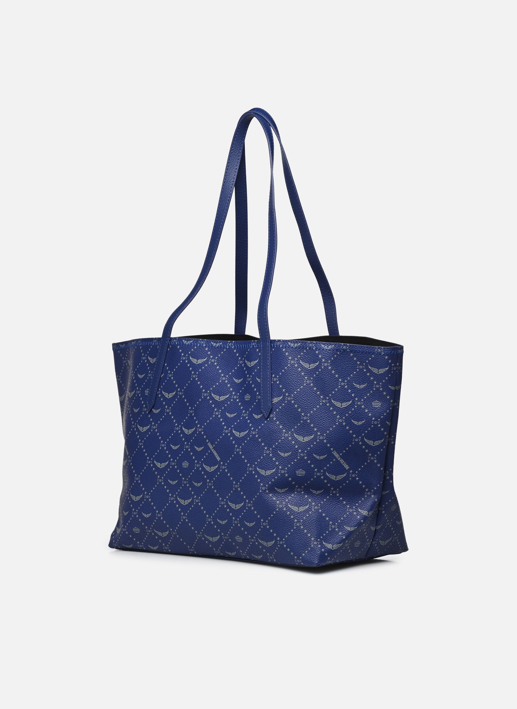 Grote winkelzak Z Shopper Monogram dames blauw Zadig & Voltaire Grote winkelzak Z Shopper Monogram dames blauw ELECTRIC