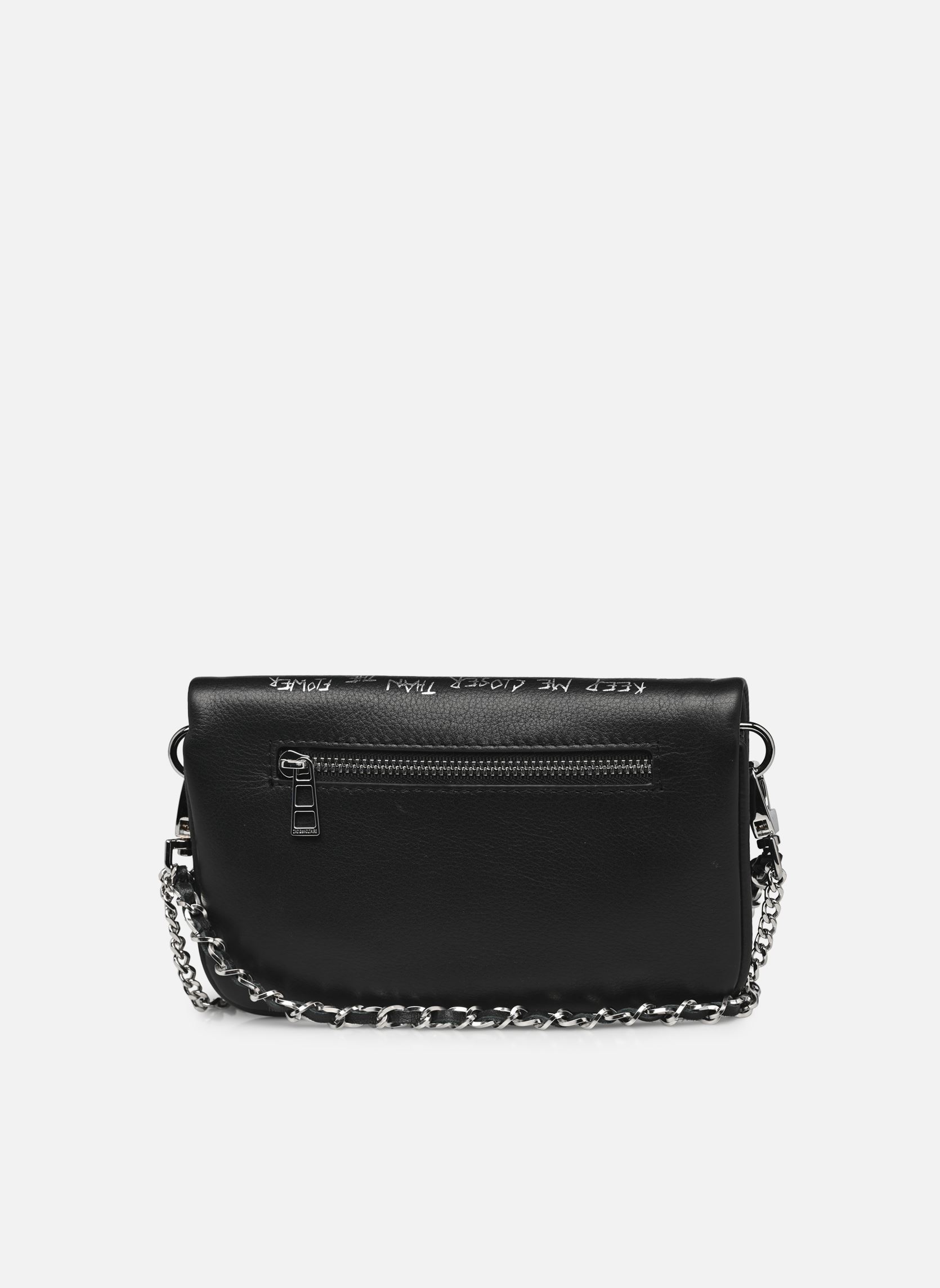 Sacs bandoulière Rock Nano Graffiti femme noir Zadig & Voltaire Sacs bandoulière Rock Nano Graffiti femme noir BLACK