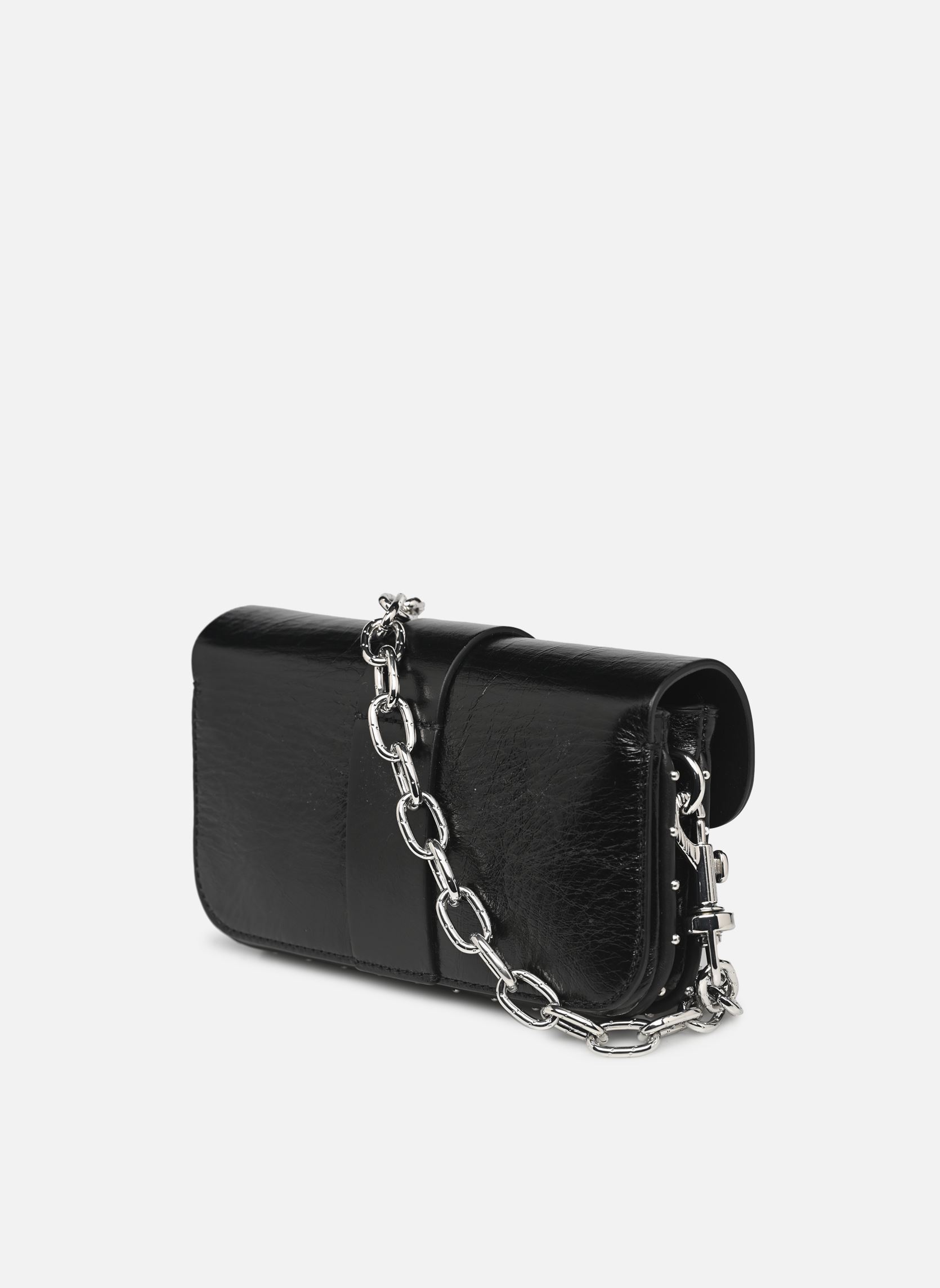 Bandolera Kate Wallet Vintage Patent mujer negro Zadig & Voltaire Bandolera Kate Wallet Vintage Patent mujer negro BLACK