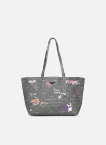 Cabas Z Shopper Monogram Tag femme gris Zadig & Voltaire Cabas Z Shopper Monogram Tag femme gris ROAD