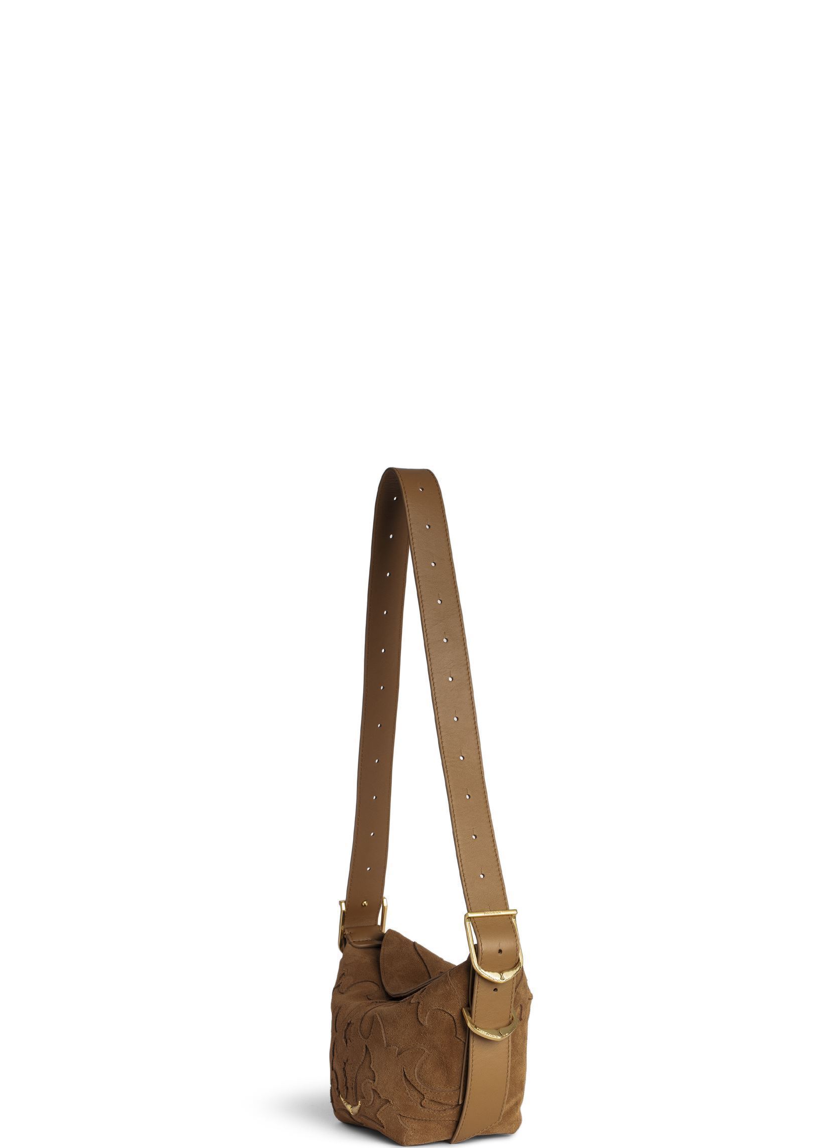 Umhängetaschen Baby Jane Western Suede damen braun Zadig & Voltaire Umhängetaschen Baby Jane Western Suede damen braun COGNAC