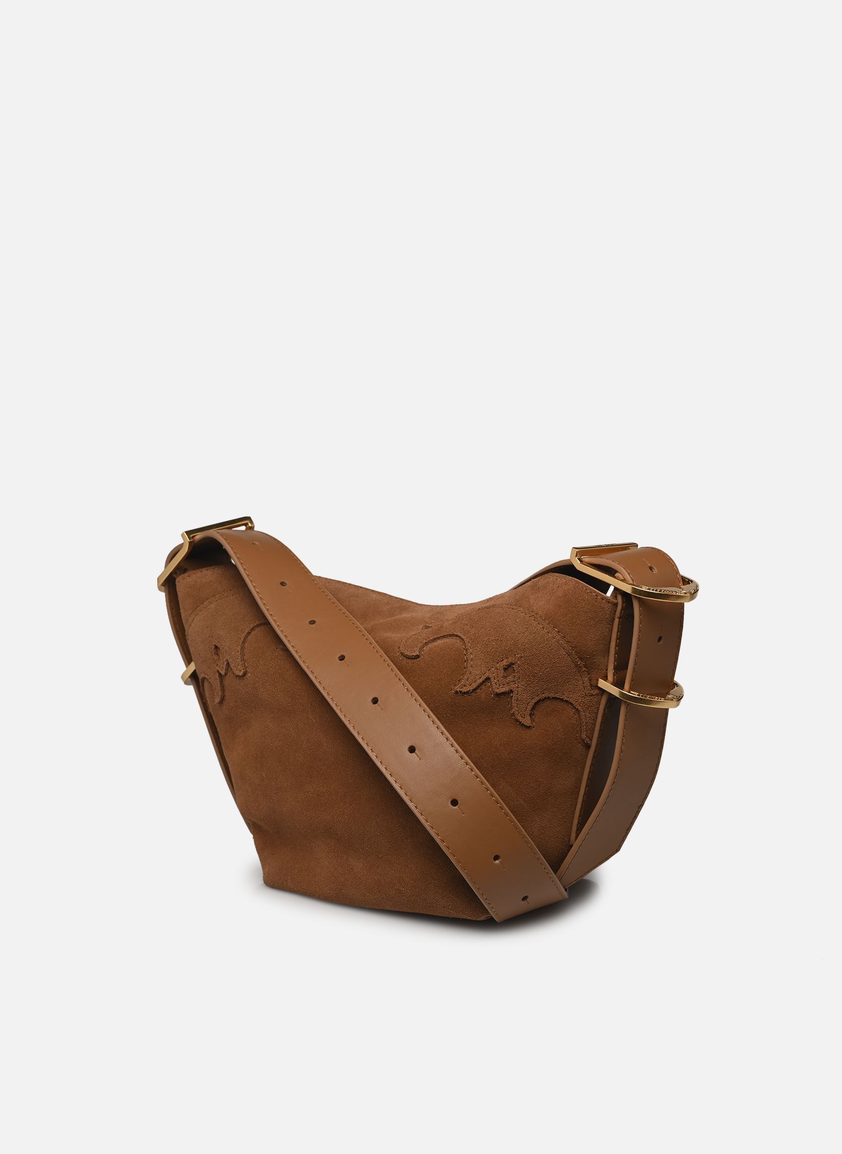 Umhängetaschen Baby Jane Western Suede damen braun Zadig & Voltaire Umhängetaschen Baby Jane Western Suede damen braun COGNAC