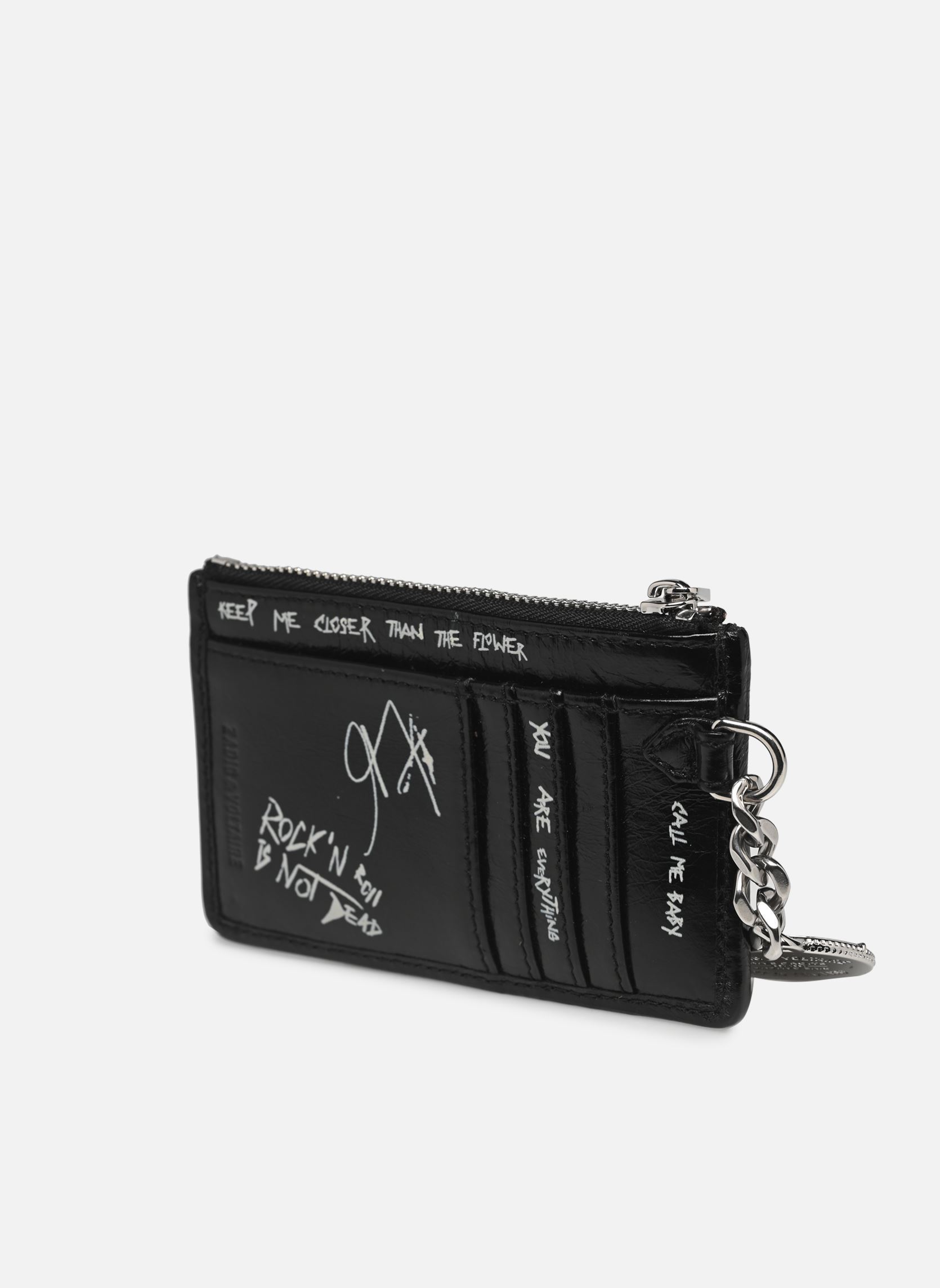 Porte-cartes Sunny Card Tag femme noir Zadig & Voltaire Porte-cartes Sunny Card Tag femme noir NOIR