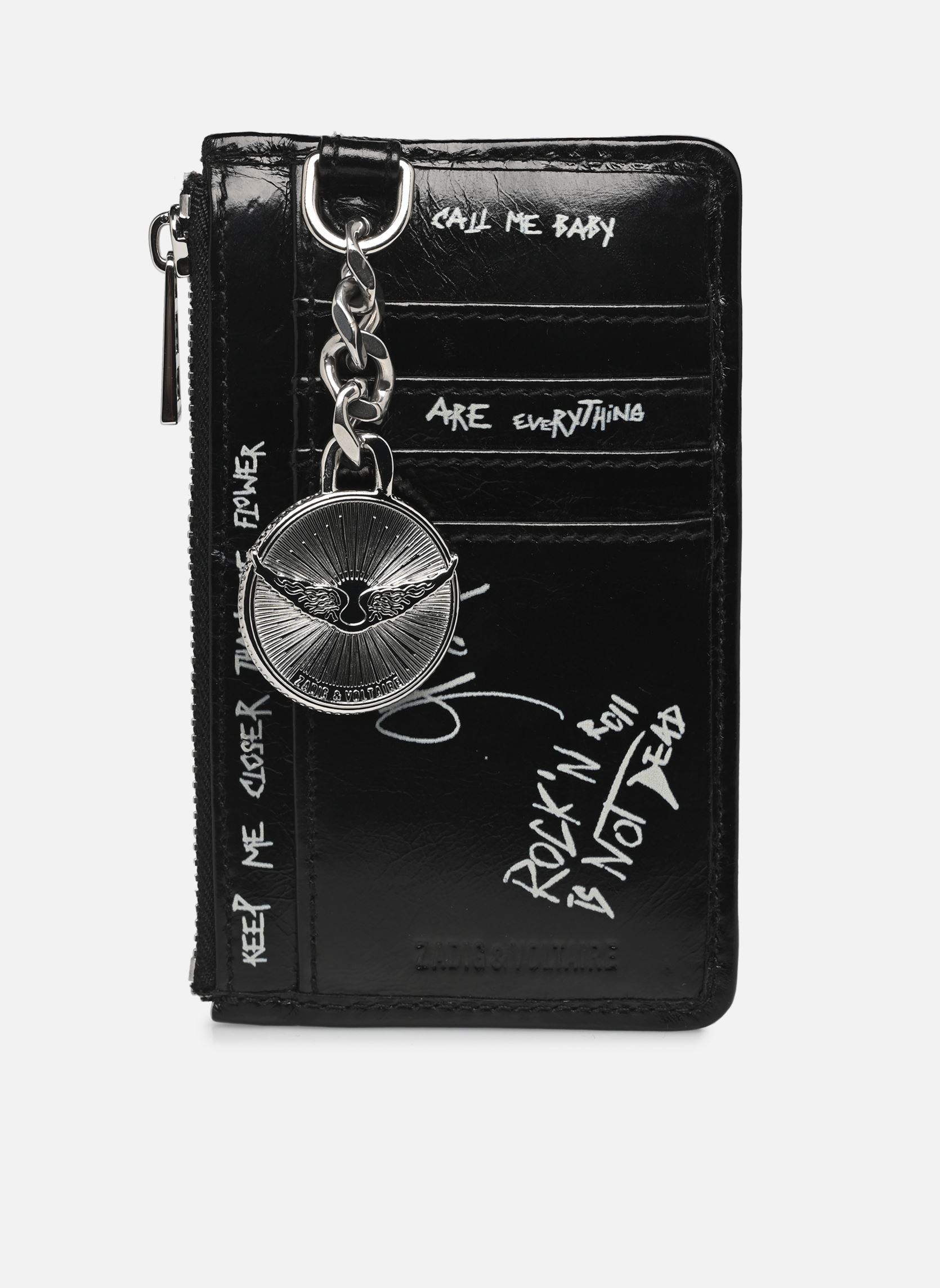 Porte-cartes Sunny Card Tag femme noir Zadig & Voltaire Porte-cartes Sunny Card Tag femme noir NOIR