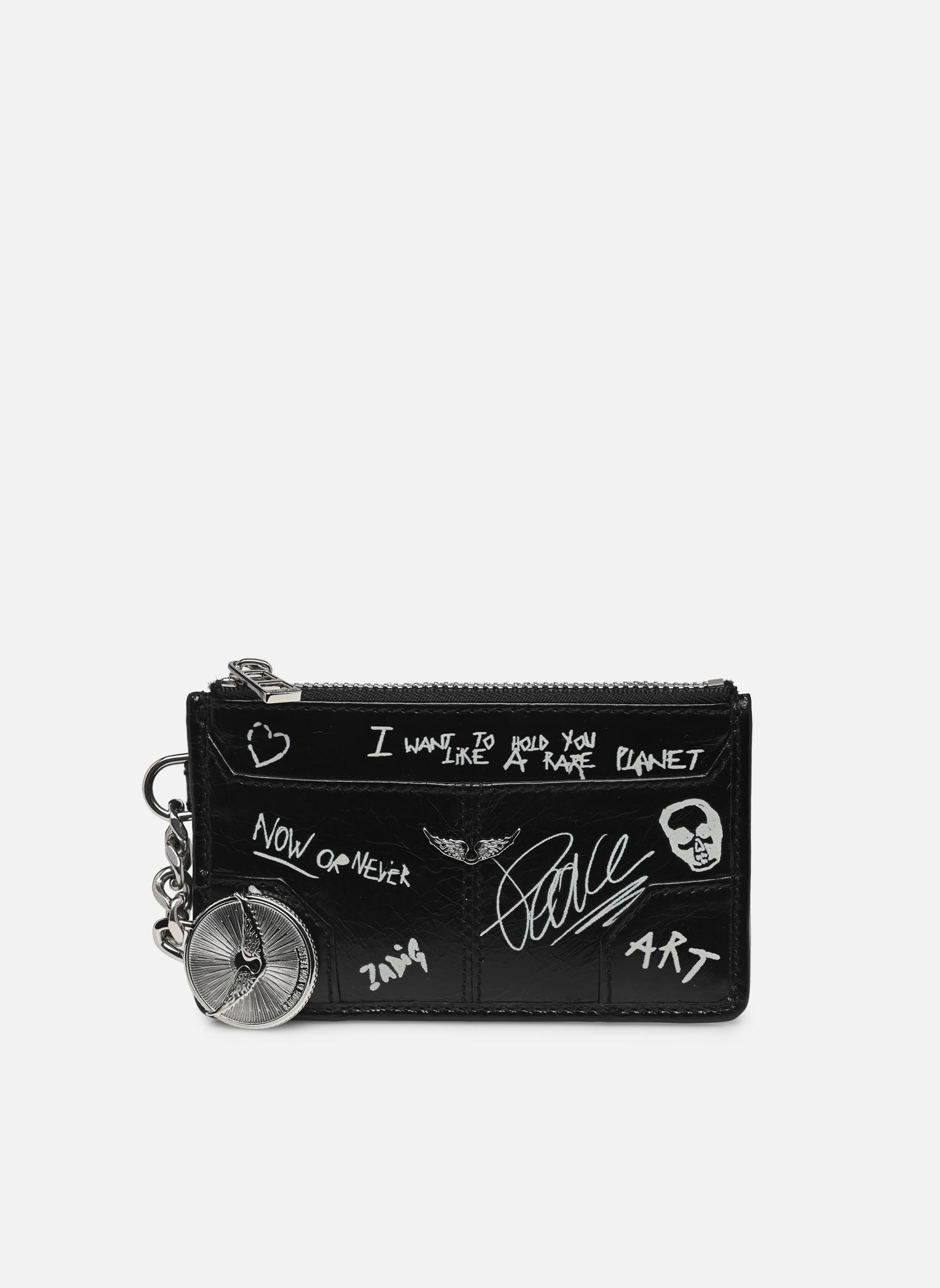 Porte-cartes Sunny Card Tag femme noir Zadig & Voltaire Porte-cartes Sunny Card Tag femme noir NOIR