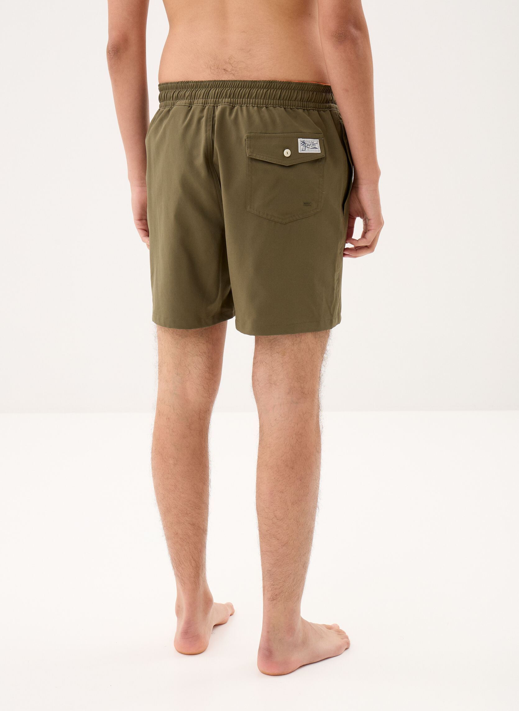 Shorts Traveler-Mid-Trunk 710957784 homme vert Polo Ralph Lauren Shorts Traveler-Mid-Trunk 710957784 homme vert CANOPY OLIVE