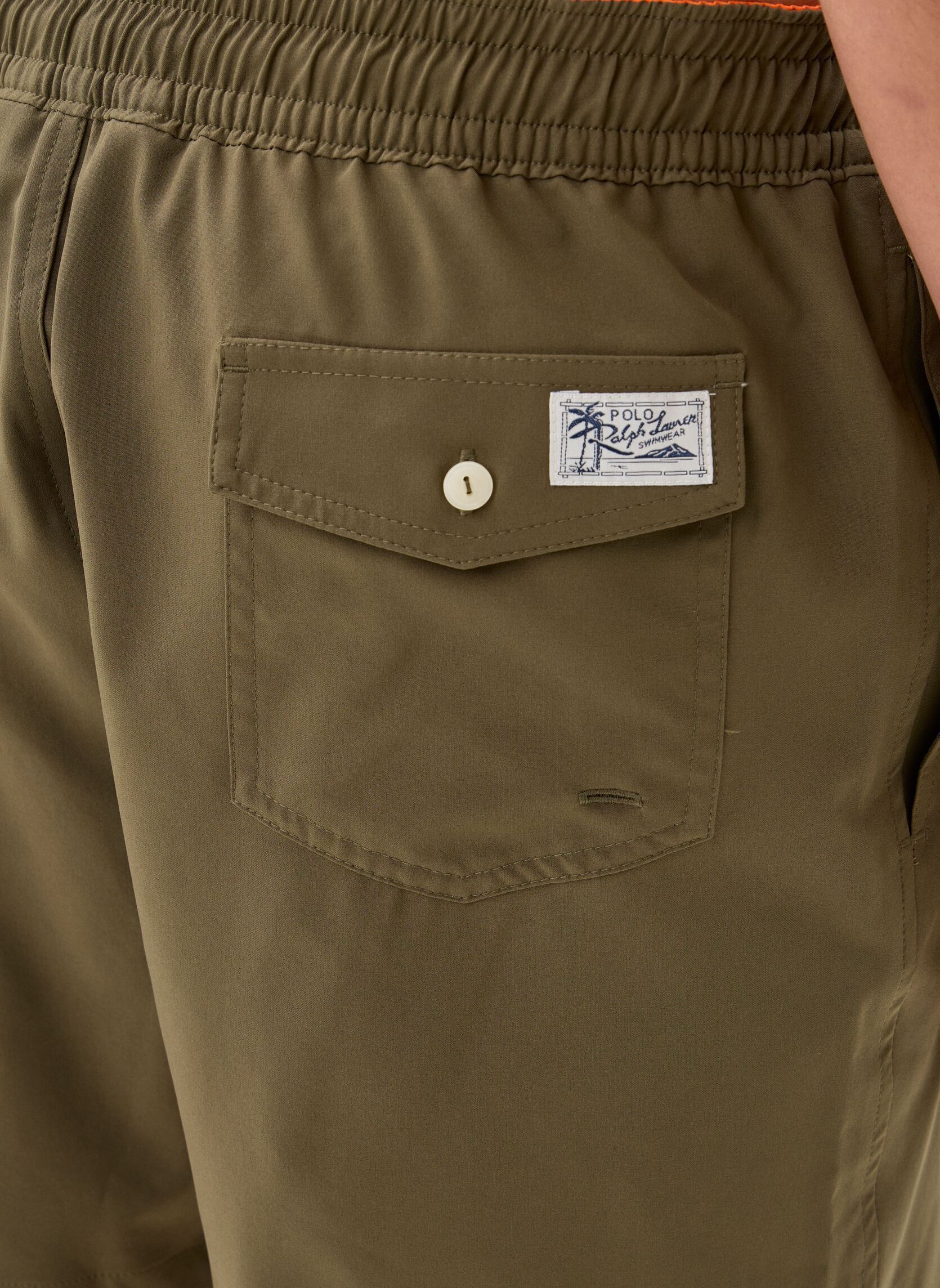 Shorts Traveler-Mid-Trunk 710957784 homme vert Polo Ralph Lauren Shorts Traveler-Mid-Trunk 710957784 homme vert CANOPY OLIVE