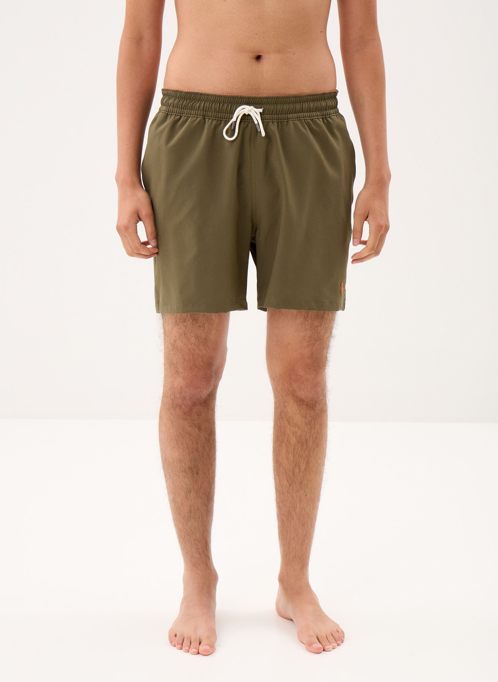 Shorts Traveler-Mid-Trunk 710957784 homme vert Polo Ralph Lauren Shorts Traveler-Mid-Trunk 710957784 homme vert CANOPY OLIVE
