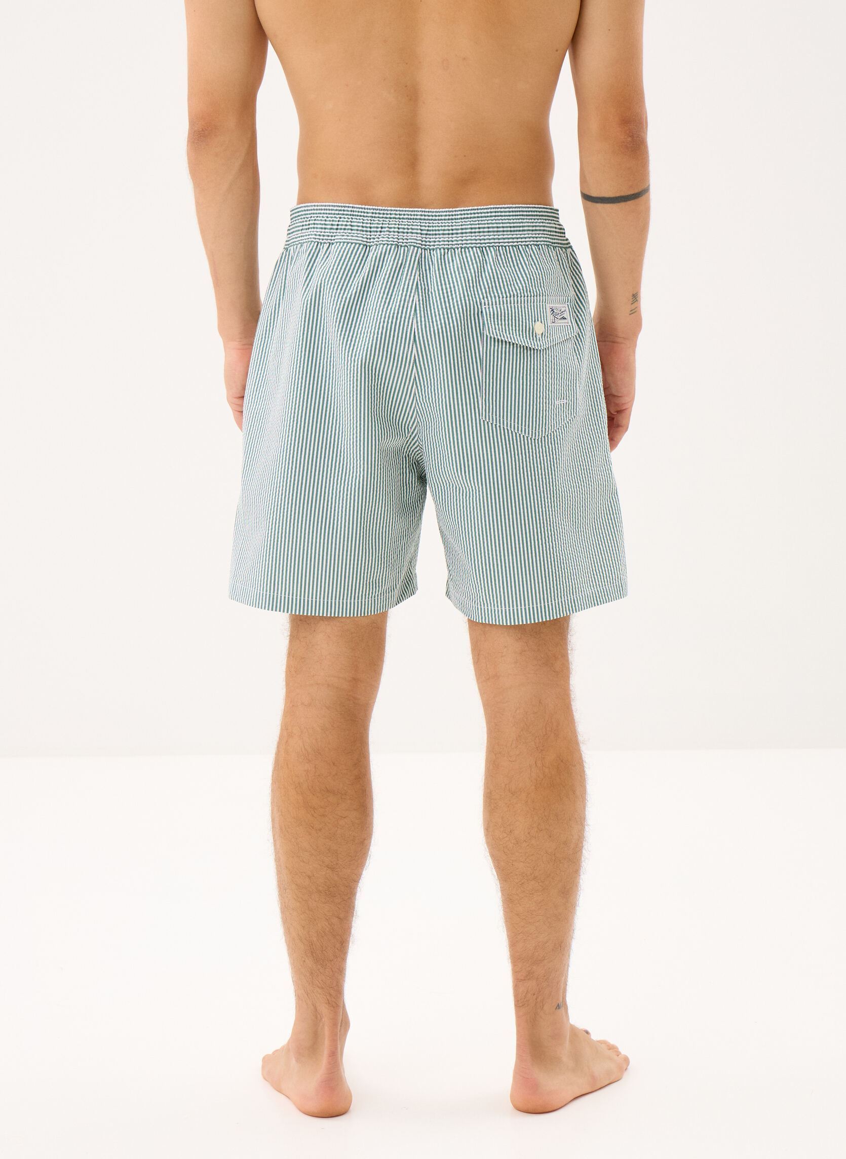 Shorts Traveler-Mid-Trunk 710957784 heren groen Polo Ralph Lauren Shorts Traveler-Mid-Trunk 710957784 heren groen NEW FOREST SEERSUCKER