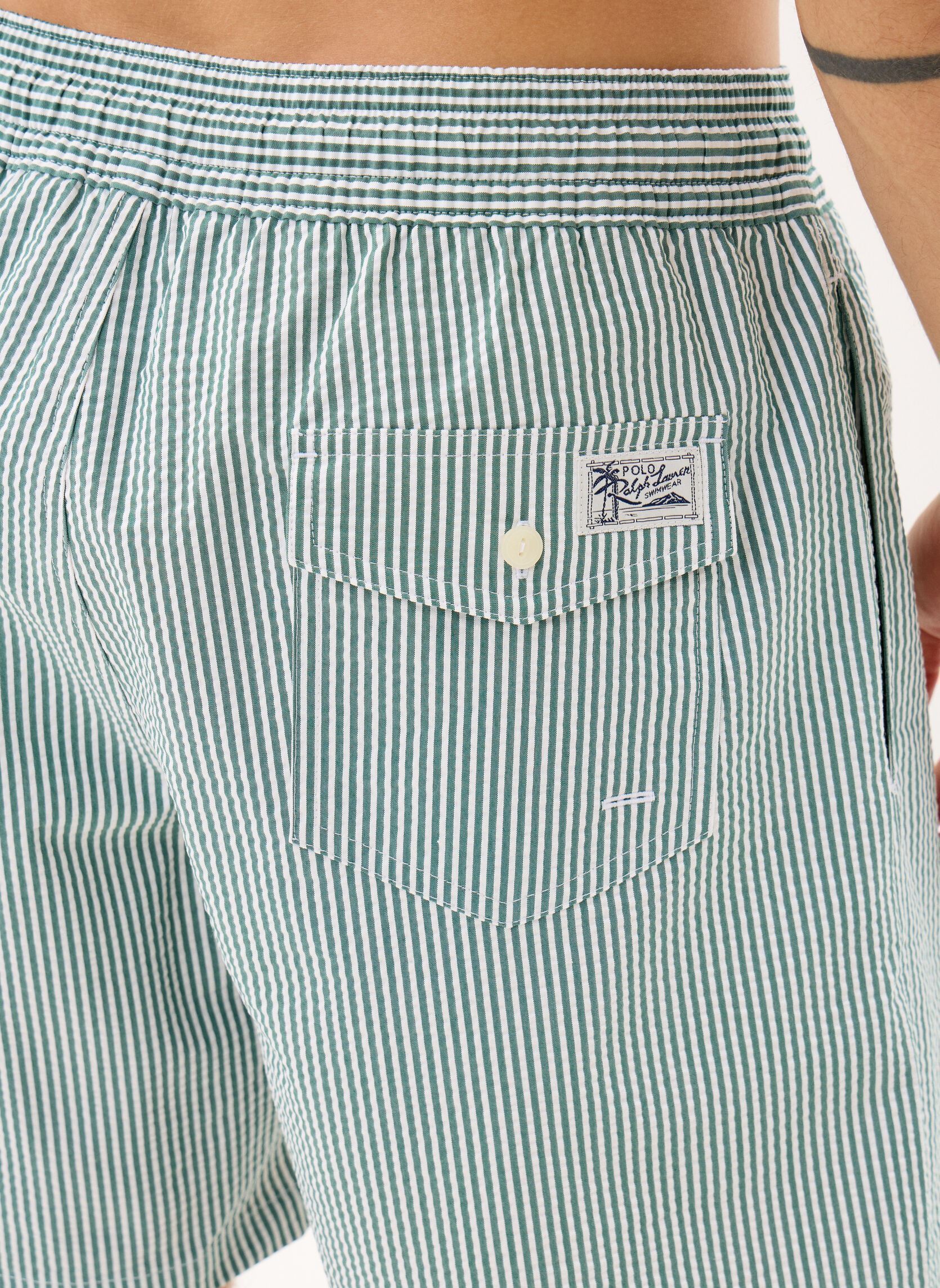 Shorts Traveler-Mid-Trunk 710957784 heren groen Polo Ralph Lauren Shorts Traveler-Mid-Trunk 710957784 heren groen NEW FOREST SEERSUCKER